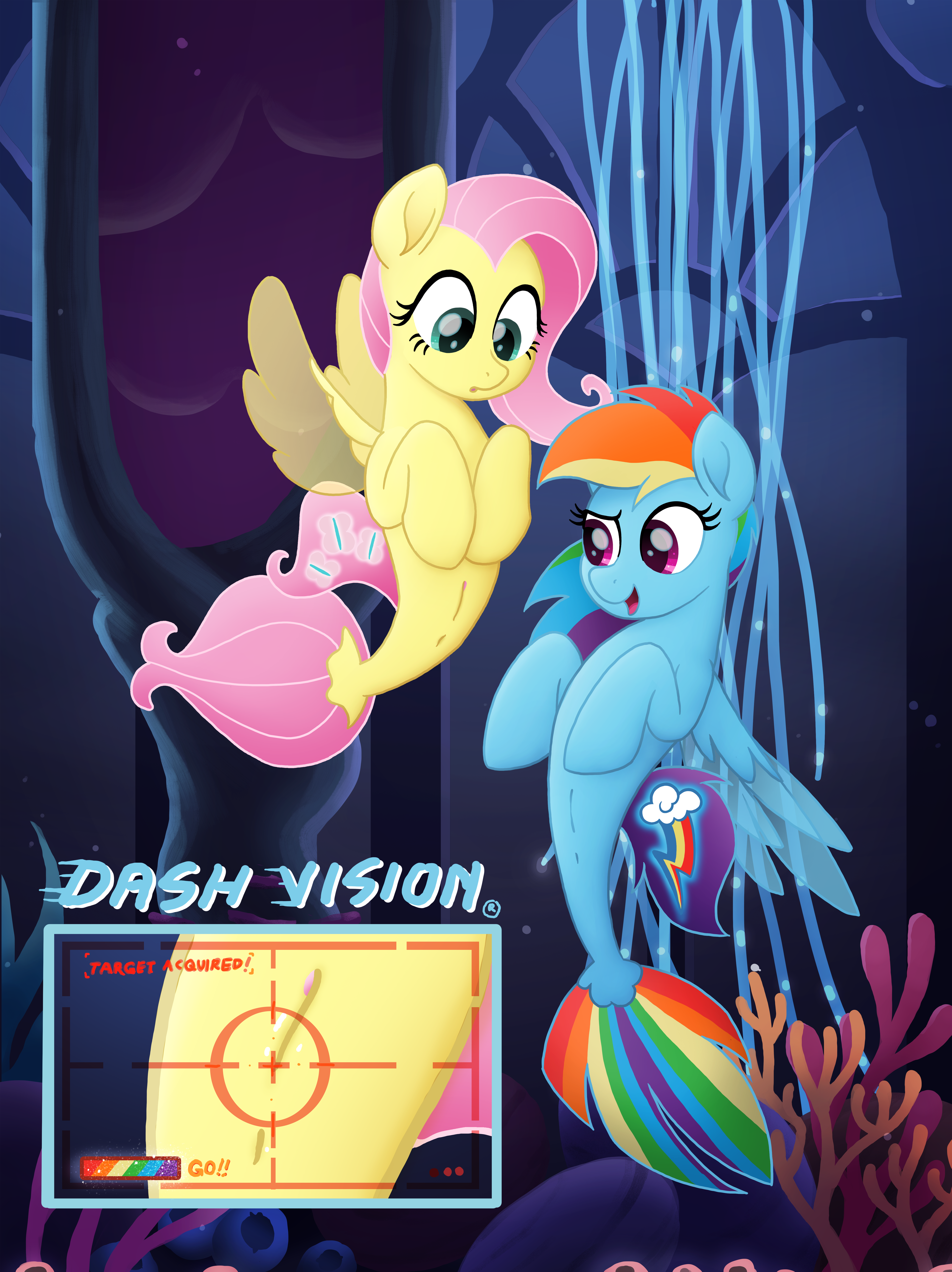 Rule34 - If it exists, there is porn of it / selenophile, fluttershy (mlp),  rainbow dash (mlp) / 2031476