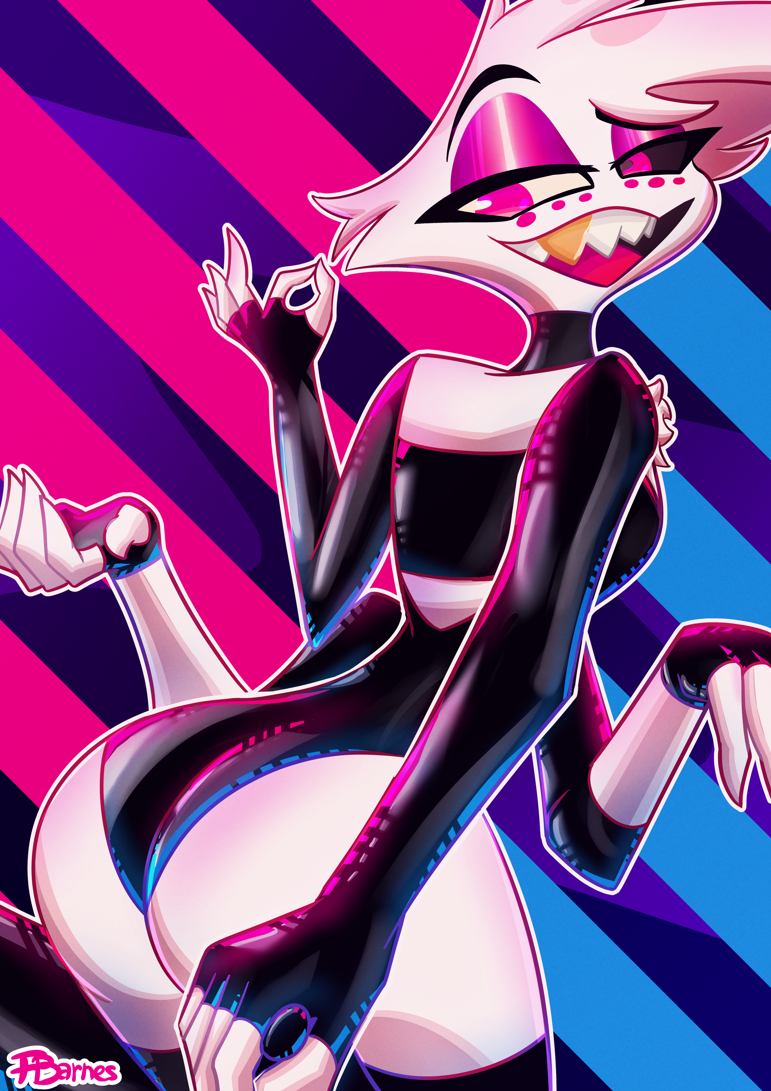 Rule34 - If it exists, there is porn of it  angel dust (hazbin hotel)   8436536