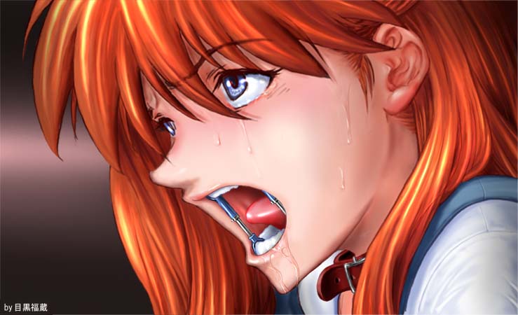 d8800880, souryuu asuka langley, evangelion: 3.0+1.0 thrice upon a time,  neon genesis evangelion, rebuild of evangelion, highres, >:), 1girl,  ass, ass focus, ass grab, ass support, blue eyes, bodysuit, breasts,  breasts apart,