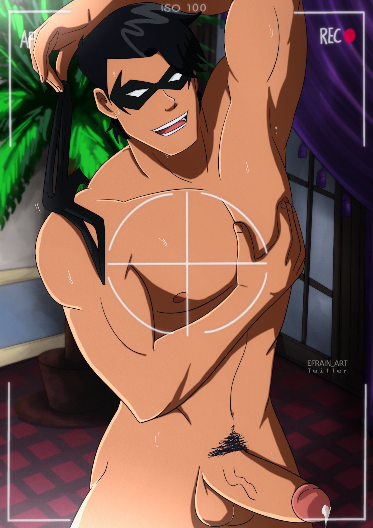 Nightwing naked