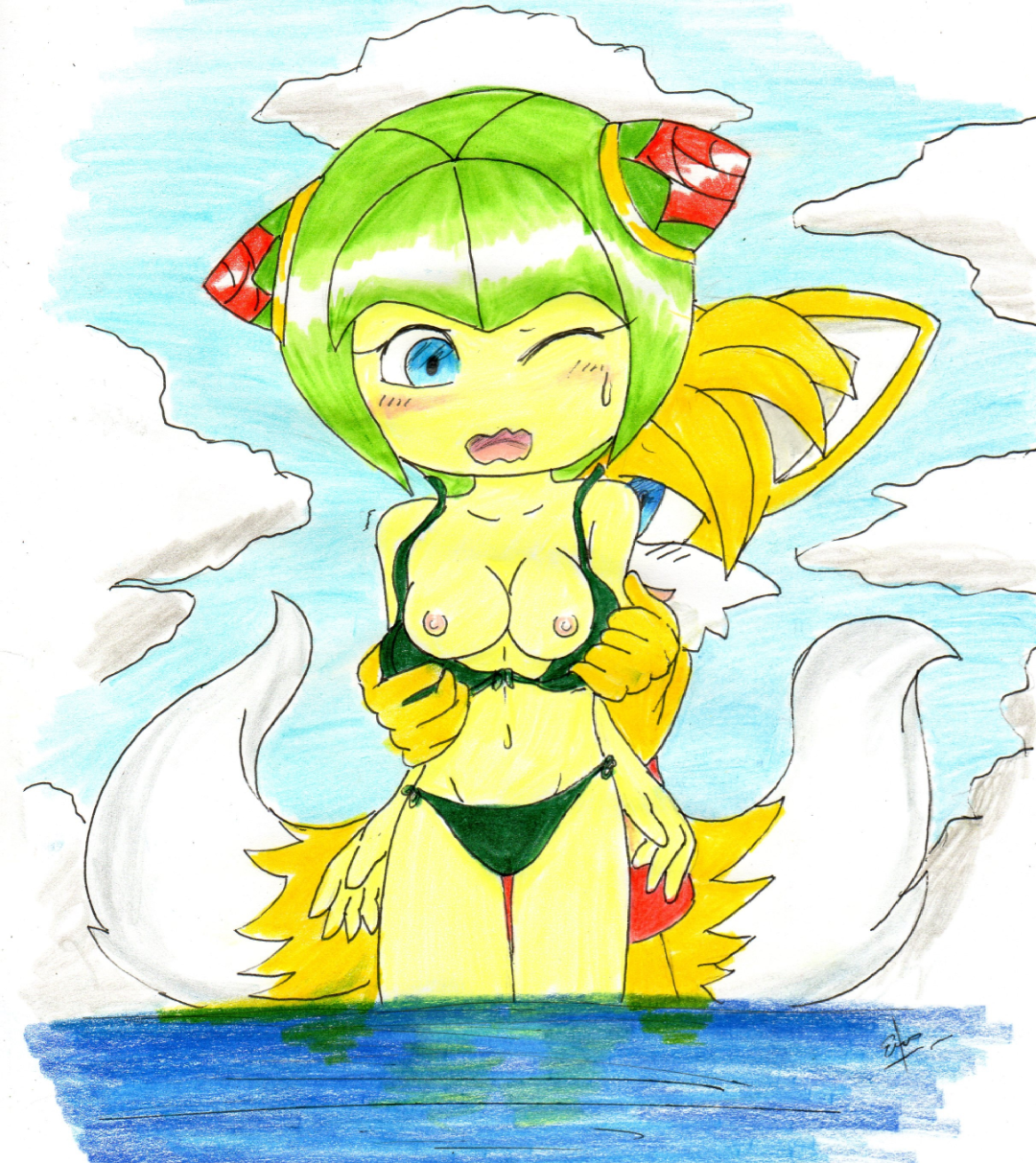 erosmilestailsprower, <b>cosmo</b> the seedrian, tails, anthro, bikini, bikini bot...