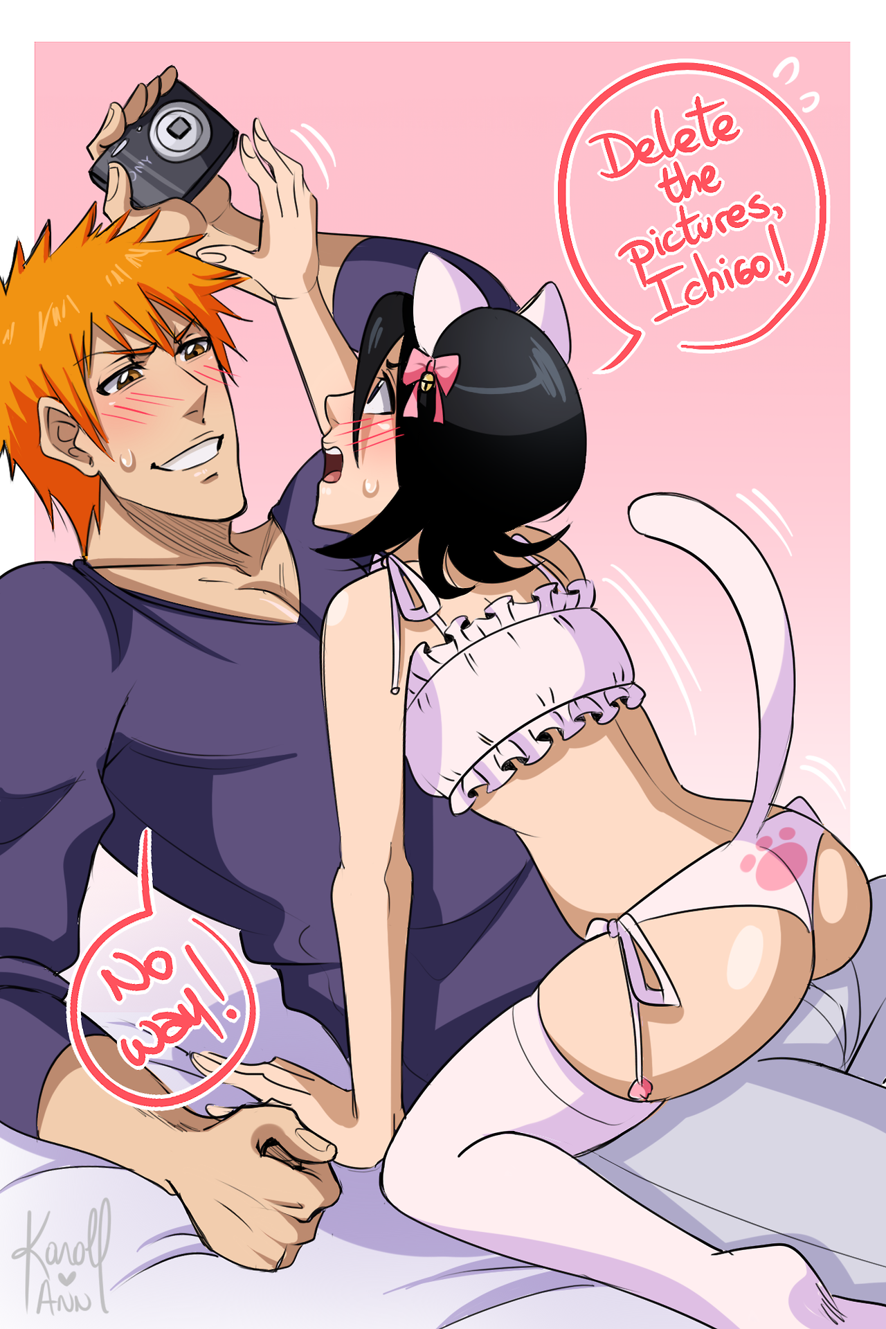 Rukia and ichigo manga hentai фото 76