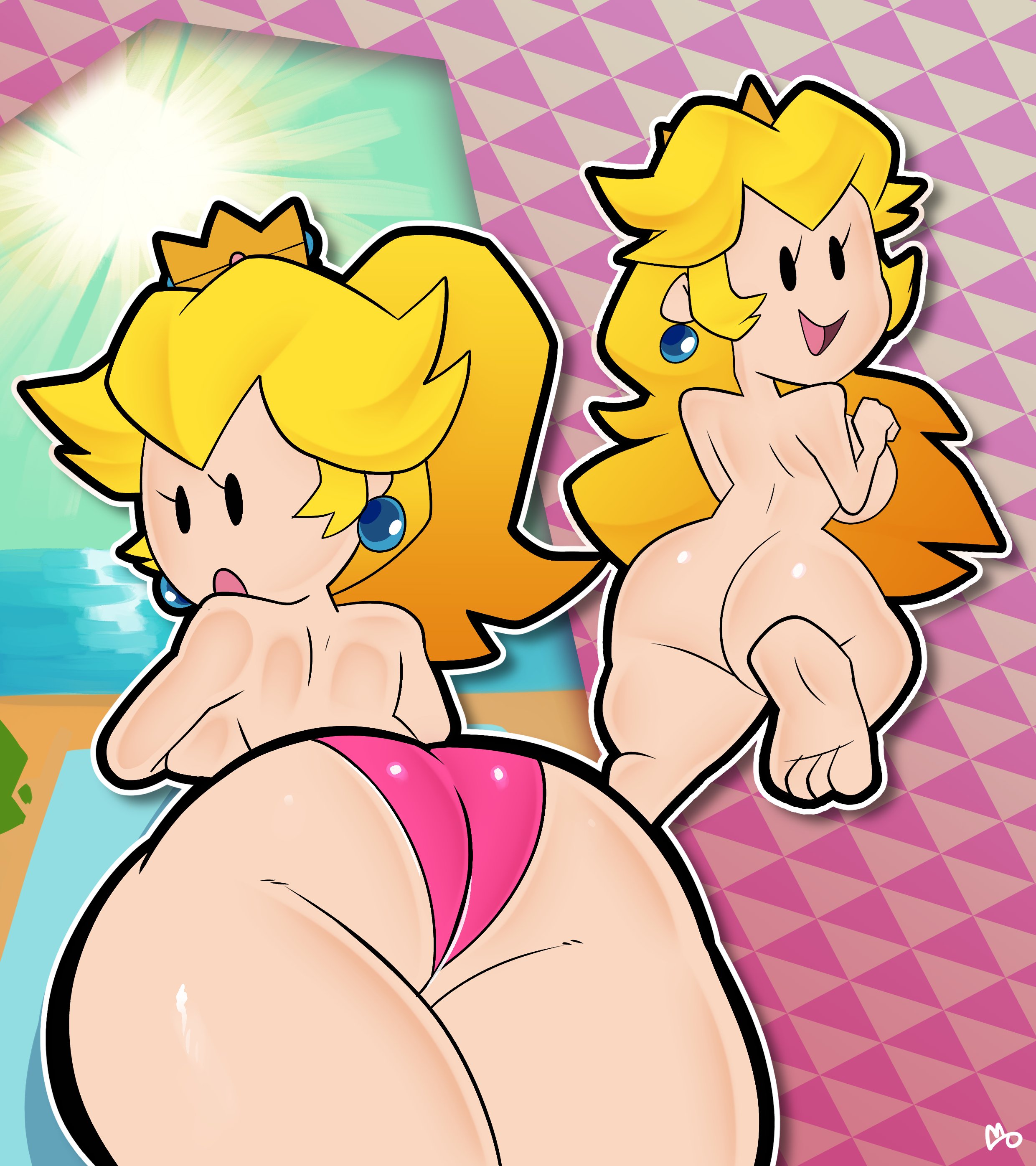 Rule34 - If it exists, there is porn of it / sweetdandy, paper peach,  princess peach / 6743660