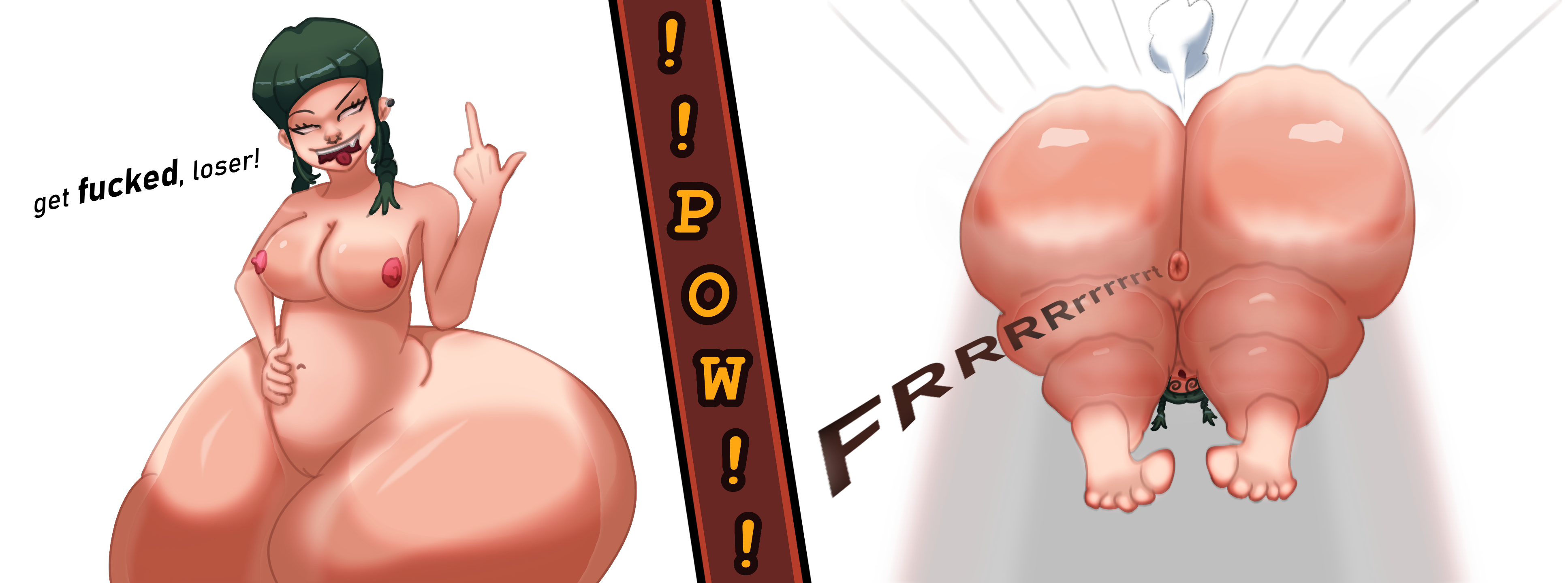 1female anus arrogant asleep ass ass_focus ass_up asshole big_ass big_butt bitch bitchy boobs_out bottom_heavy breasts bubble_butt bully bwumb curvy defeat defeated defeated_villainess dizzy dizzy_eyes embarrassed embarrassed_nude_female embarrassing faint fainted fart fart_cloud fart_fetish farting fat_ass fat_butt feet female female_only flipping_off gassy gassy_female humiliated humiliating humiliation knocked_out knocked_out_cold knockout knockoutfetish middle_finger passed_out punk punk_girl revenge ryona silenced sleep sleeping sleepyfetish smug smug_face somnophilia spank_marks spanked spanked_butt spiral_eyes swirly_eyes thick thick_ass thick_thighs unconscious unconscious_female