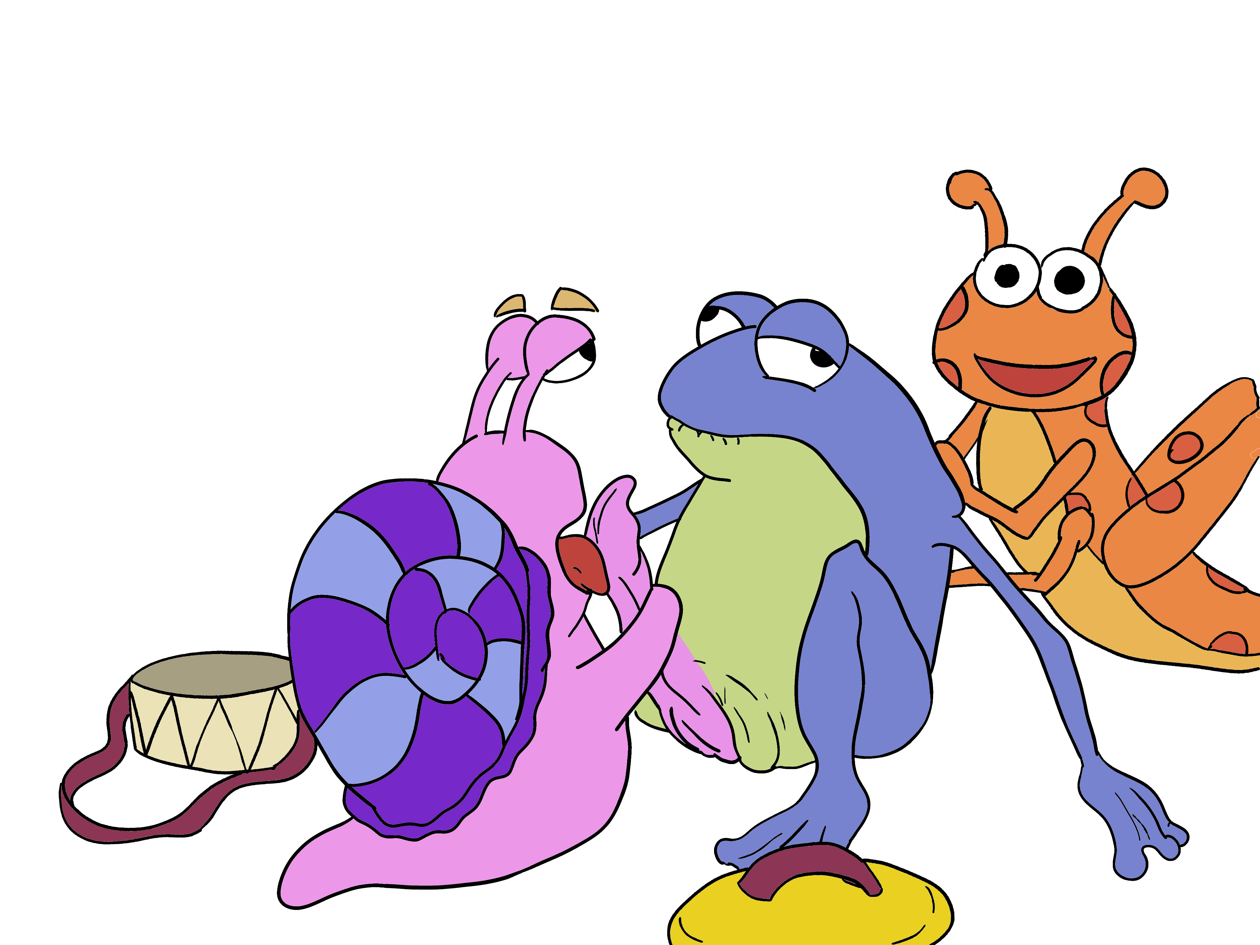 Fiesta trio frog