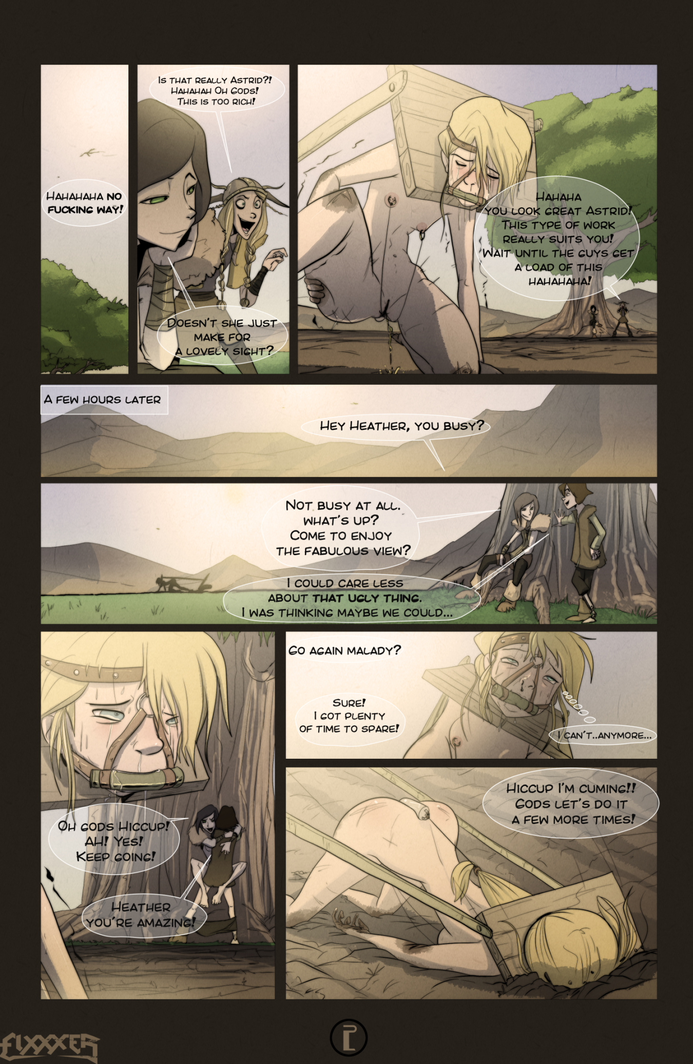 Rule34 - If it exists, there is porn of it  fixxxer, astrid hofferson,  heather (httyd), hiccup (httyd), ruffnut  1237867
