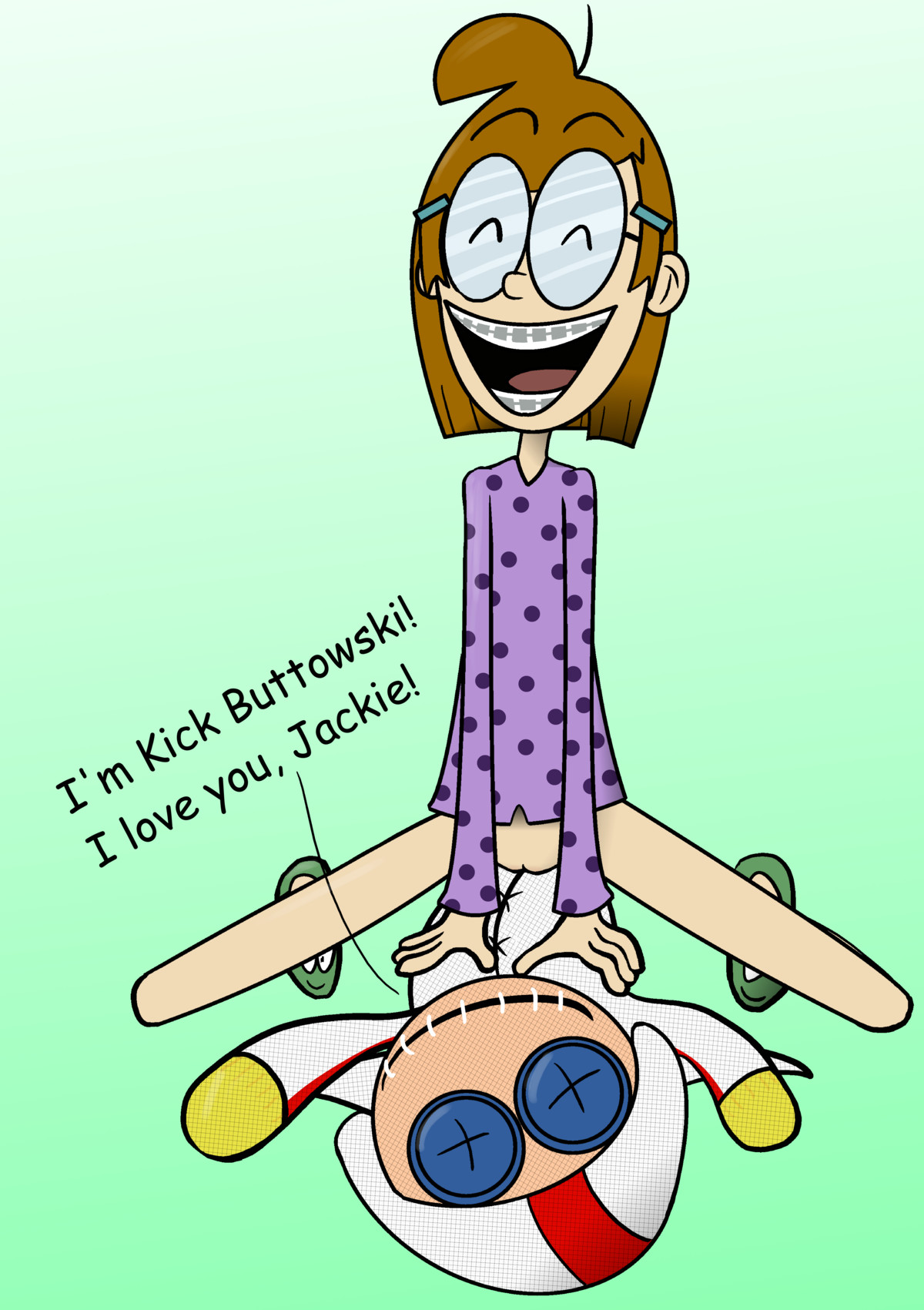 Kick buttowski jackie