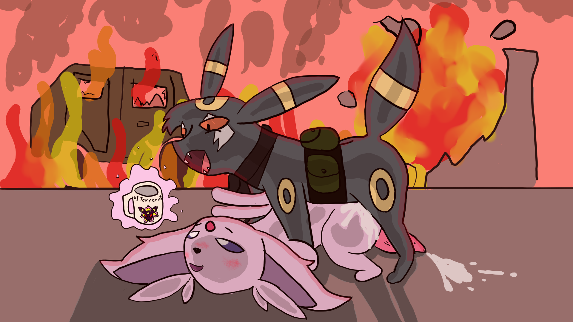 Rule34 - If it exists, there is porn of it  eeveelution, espeon, umbreon   5247207