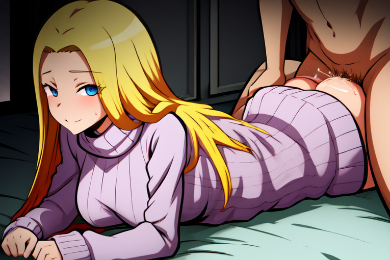 rio nakamura, assassination classroom, shounen jump, ai generated, big ass, blonde hair, blue eyes, cum, cum in pussy, cum inside, joanyx, long hair, medium breasts, sex, stable diffusion, 