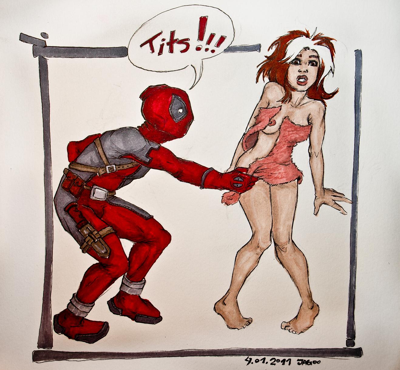 Rule34 - If it exists, there is porn of it / <b>deadpool</b>, rogue / 2983242.