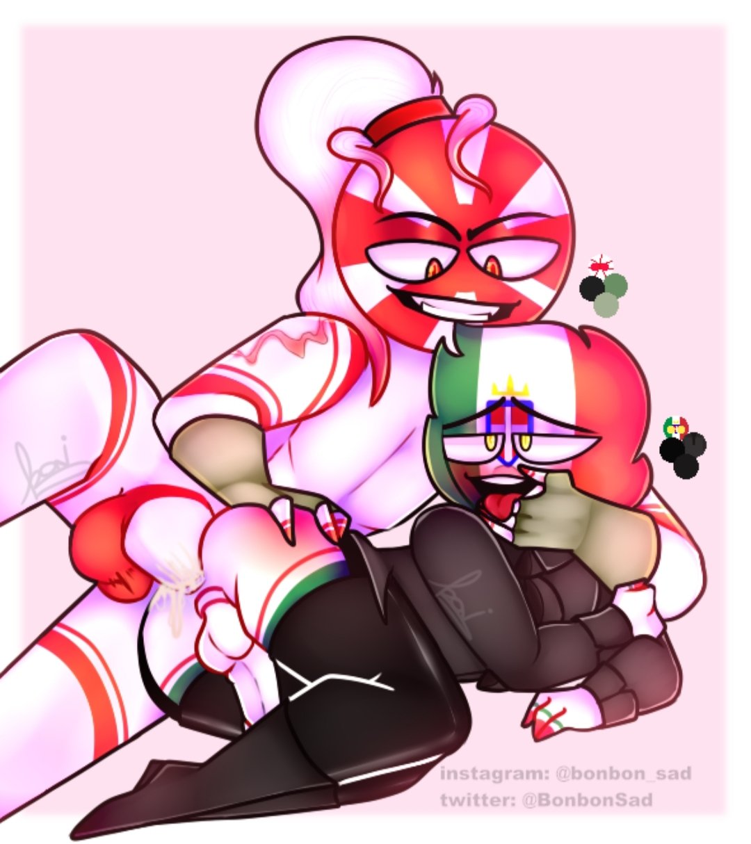 Rule34 - If it exists, there is porn of it / bonbonsad, italy  (countryhumans), japan (countryhumans) / 3263973