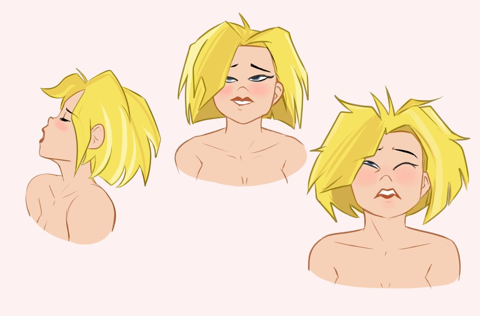kara danvers, kara zor-el, supergirl, dc, dc comics, dc super hero girls, 1girls, biting lip, blush, bust portrait, looking pleasured, offscreen sex, vlado, 