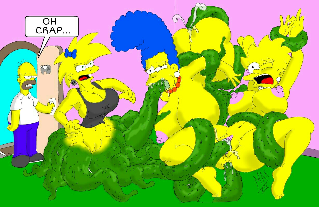 Rule34 - If it exists, there is porn of it  maxtlat, homer simpson, lisa  simpson, maggie simpson, marge simpson  455894