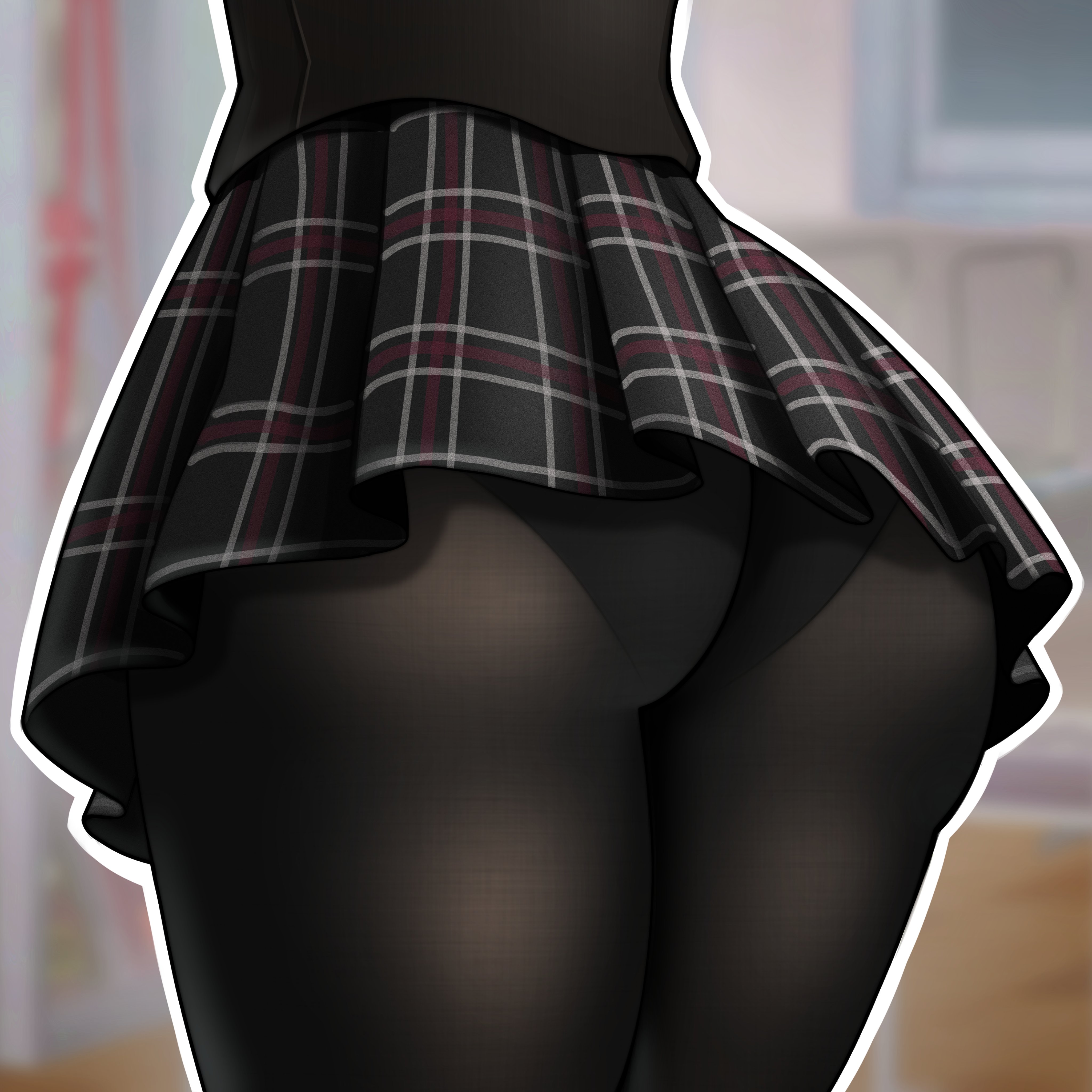 Inskirt pantyhose school Rule34 - If it exists, there is porn of it / mwxxxart, makoto niijima /  6698615