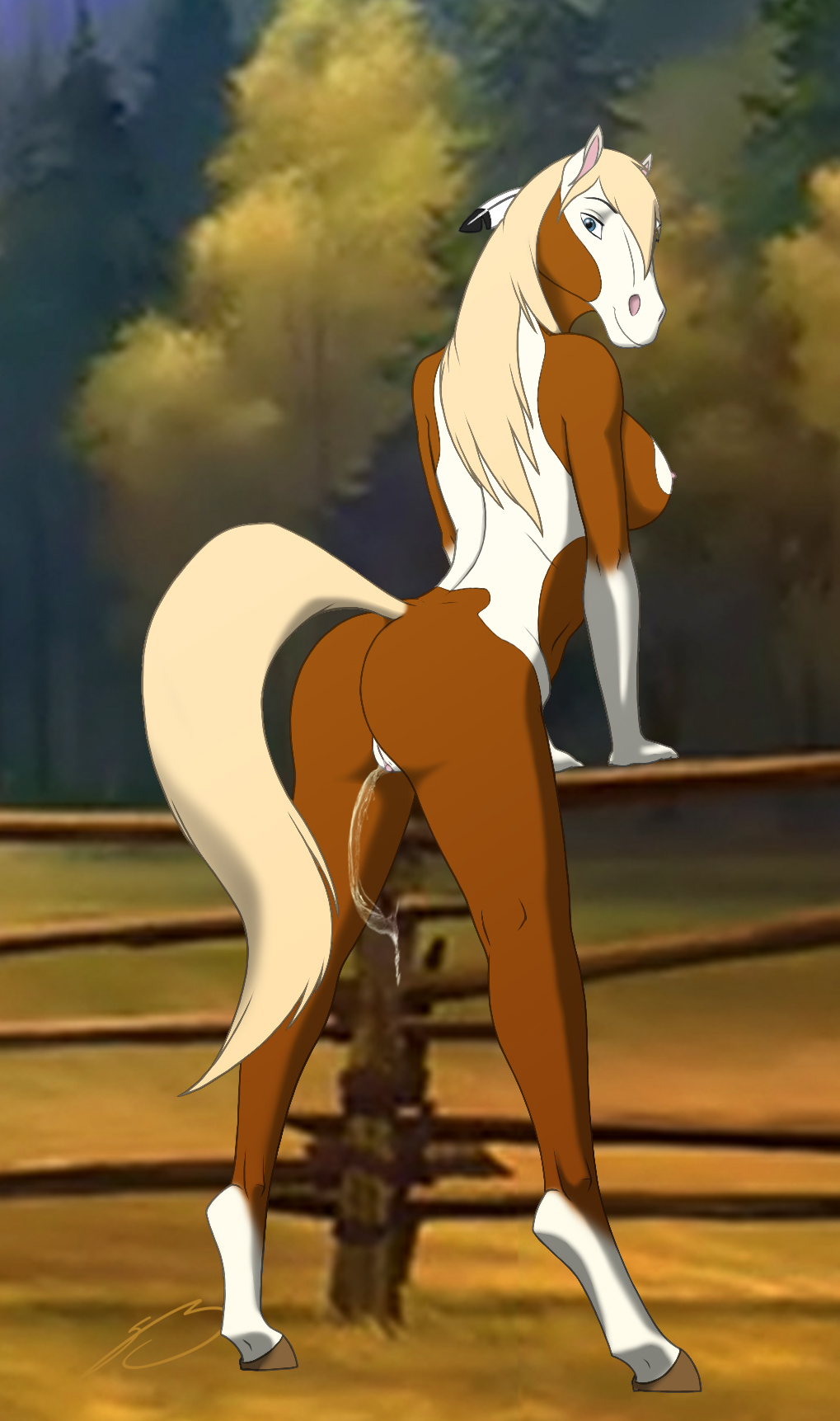 Cartoon horse sexy