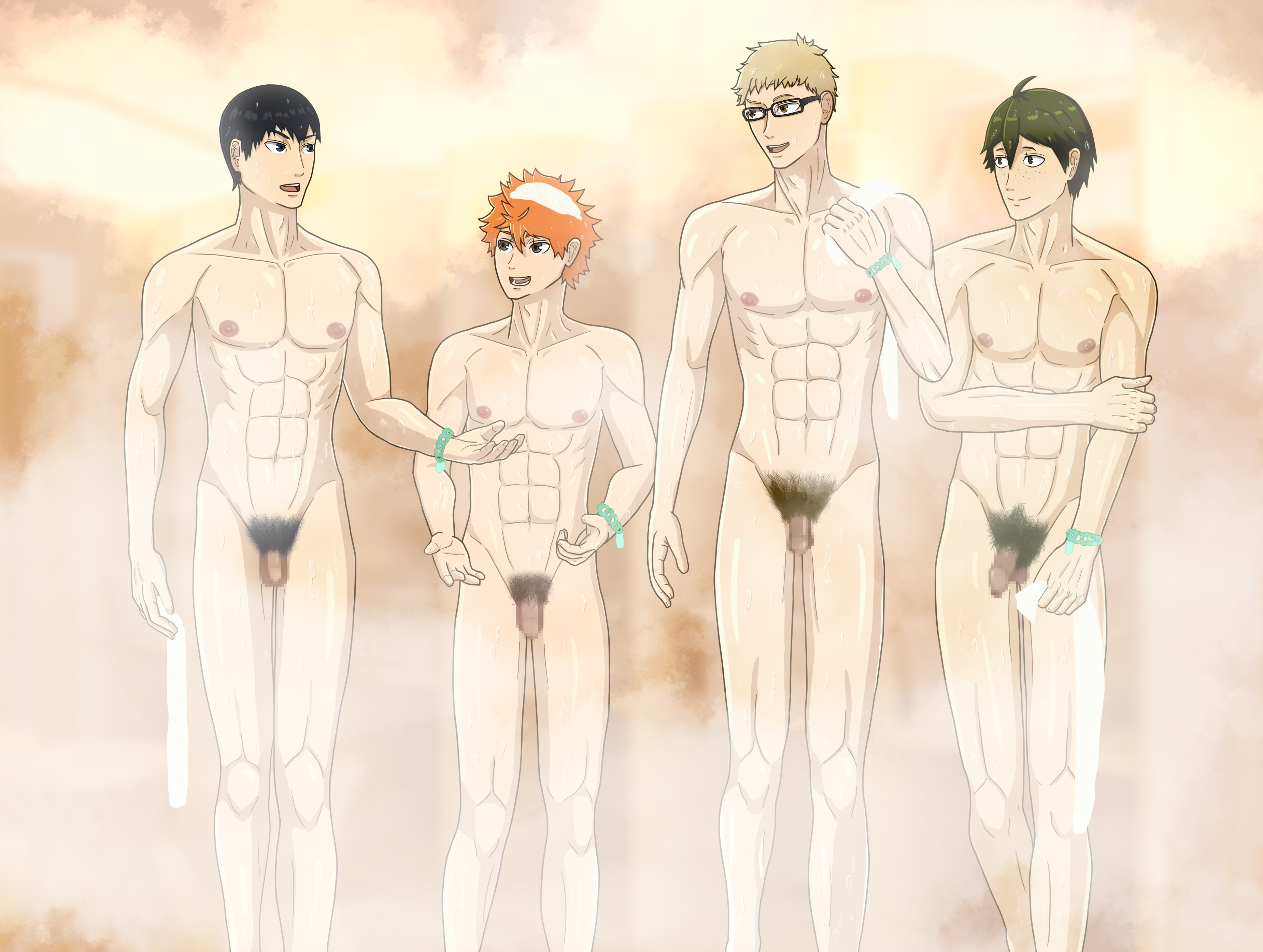 shoyo hinata, tobio kageyama, tsukishima kei, yamaguchi tadashi, <b>haikyuu</b>!!,...