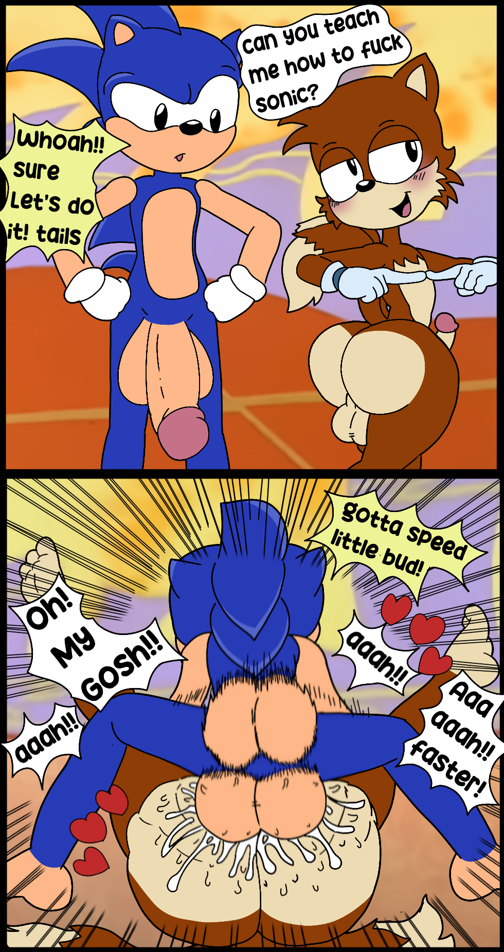 Sonic x tails rule34