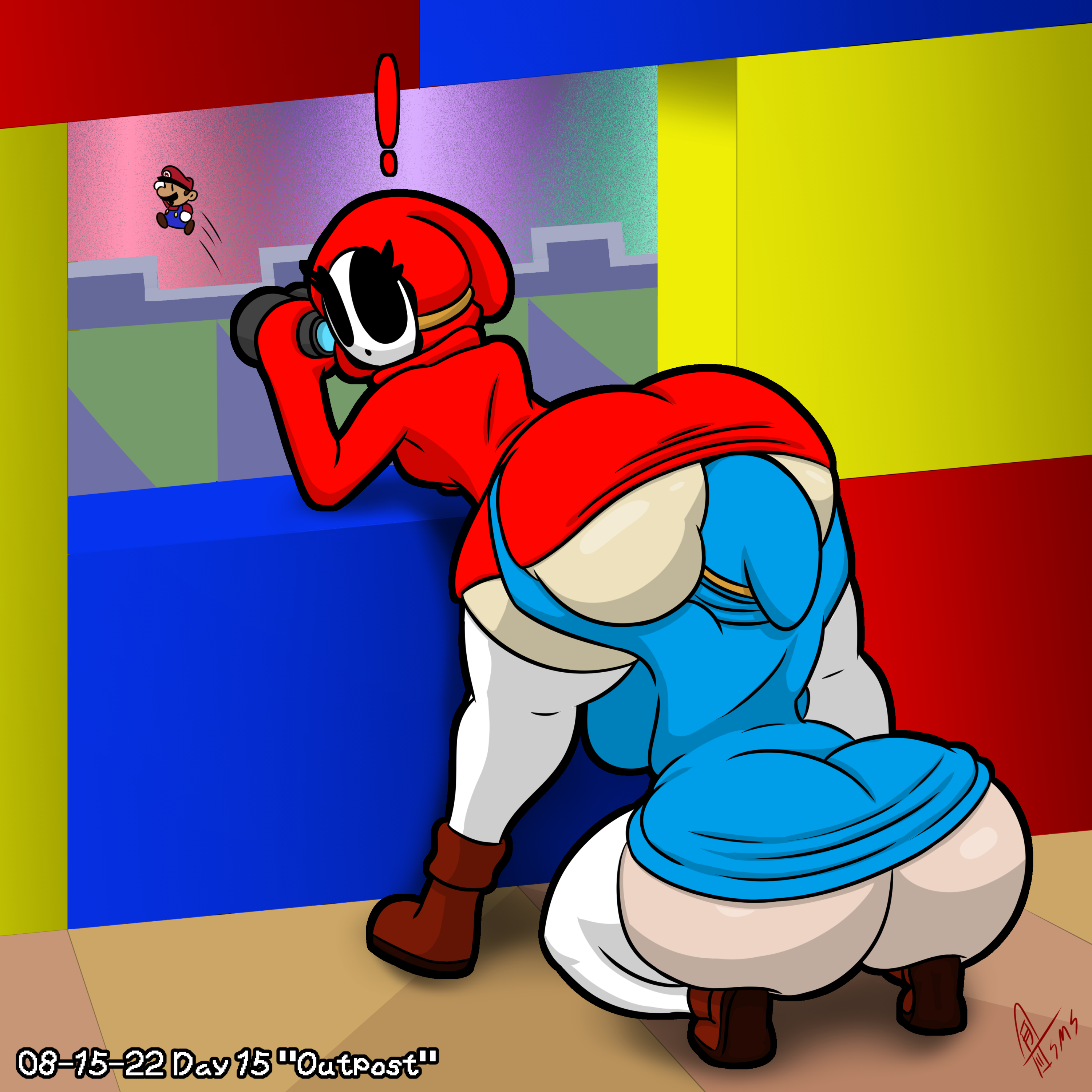 Rule34 - If it exists, there is porn of it  supermoonshroom, mario, shy gal   5946694