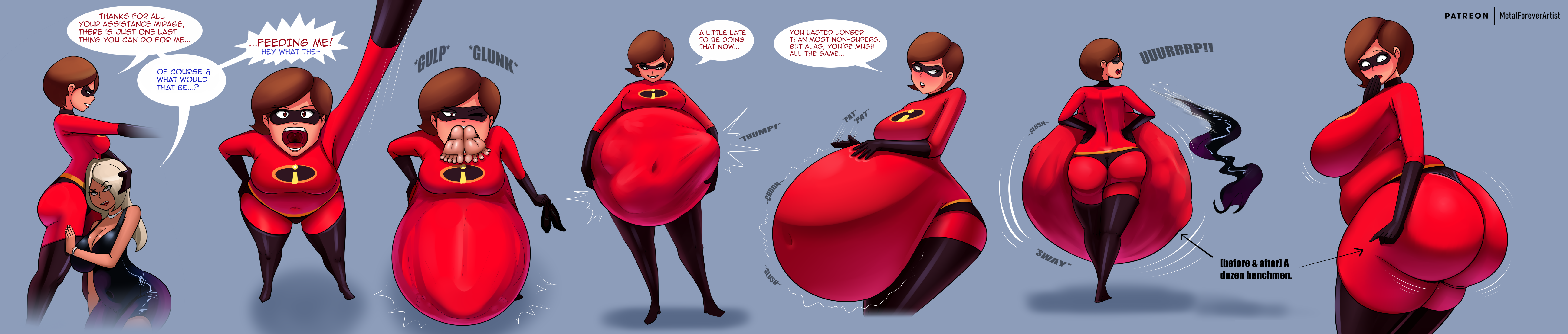 Elastigirl belly