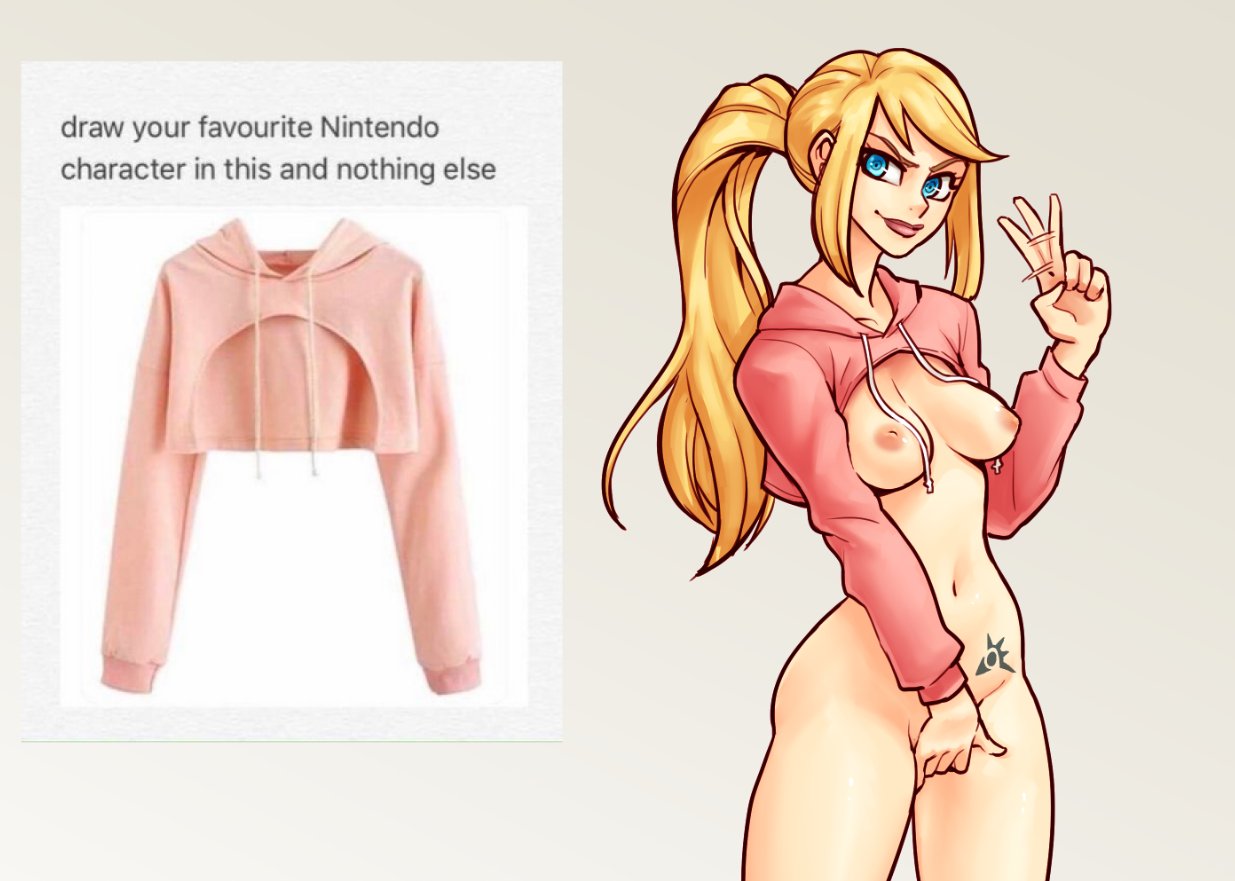 Draw your favorite nintendo character in this and nothing else