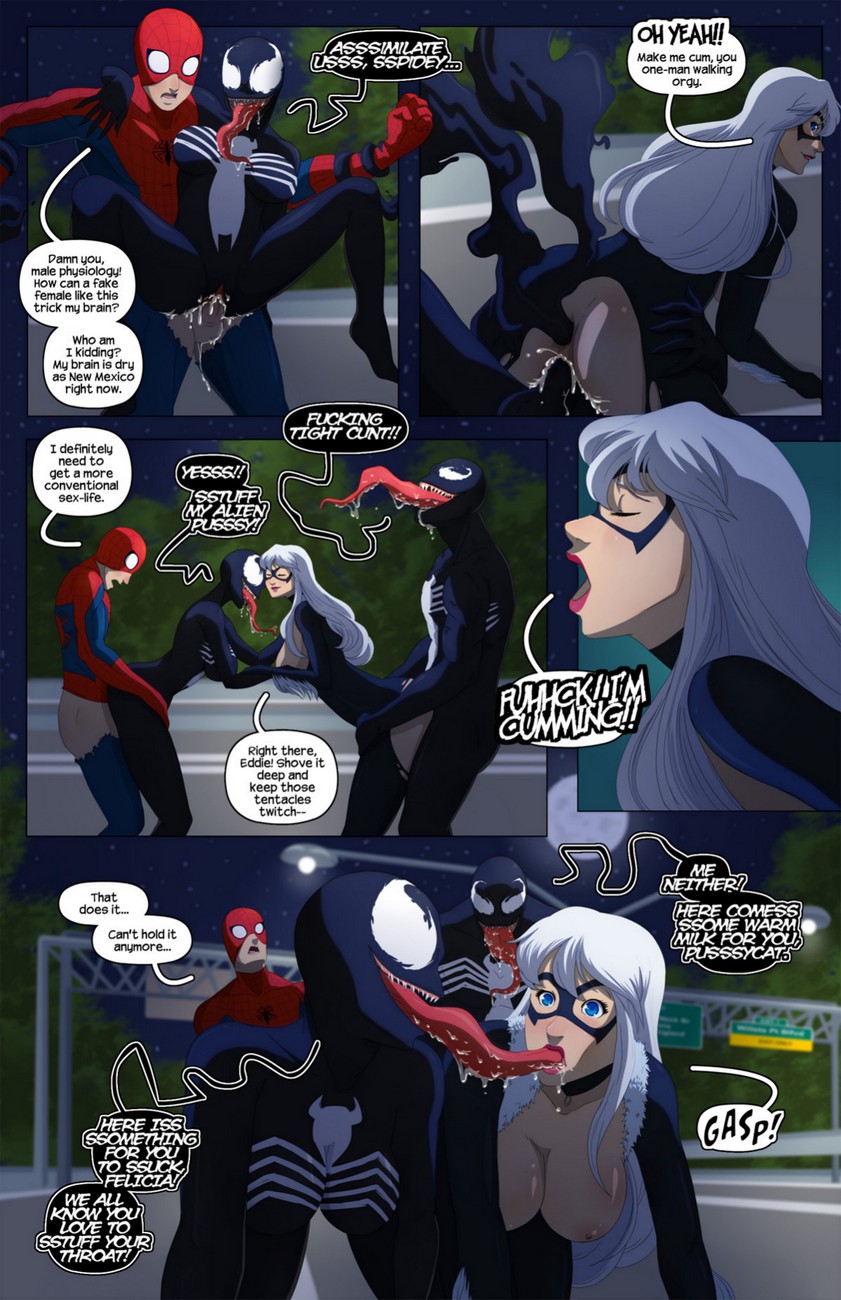 Rule34 - If it exists, there is porn of it / tracyscops, black cat, eddie  brock, felicia hardy, peter parker, she-venom, spider-man, venom, venom  (spider-man) / 3593078