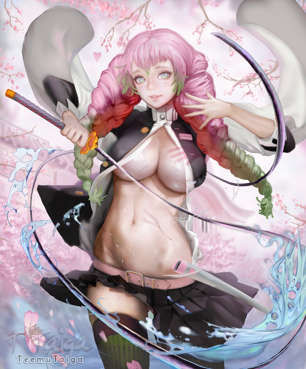 Demon slayer mitsuri kanroji 3d hentai фото 90