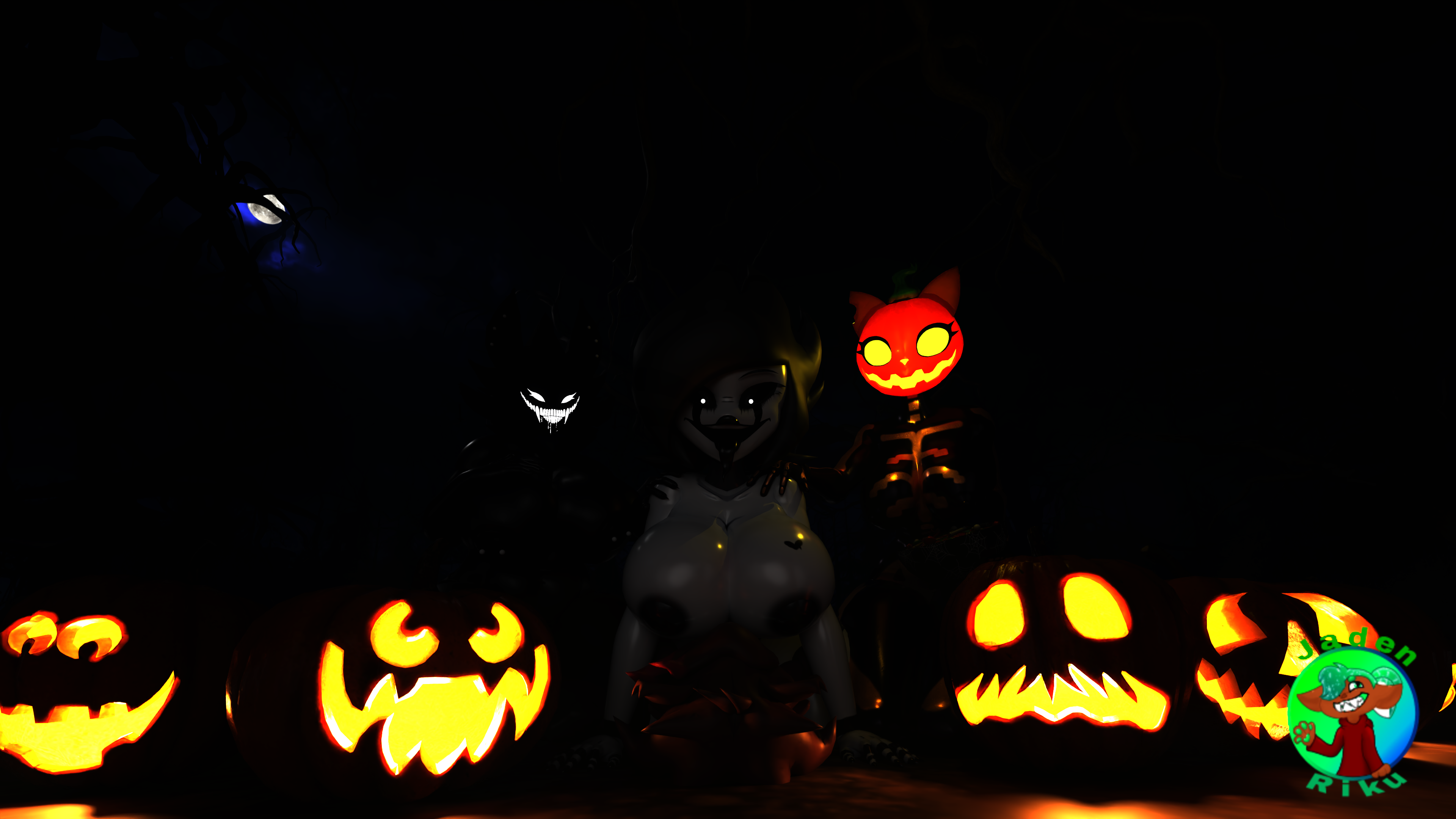 1boy 3girls anthro backrooms big_breasts black_body blender blender3d blender_(artwork) blender_cycles breasts candy cat_ears cat_girl catgirl cowgirl cowgirl_position erect_nipples fazclaire's_nightclub female female/male fexa fexa_(cally3d) fexa_(cryptia) fexa_(cryptiacurves) fortnite fortnitemares fox fox_boy fredina's_nightclub full_moon graveyard halloween halloween_costume halloween_pumpkin halloween_theme huge_breasts huge_thighs jack-o'-lantern jaden_riku karelia_(acerattman) looking_at_another looking_down male male/female/female/female marie_(cally3d) marie_(cryptia) marionette_(fnaf) moon nipple_piercing nipples pumpkin pumpkin_head puppet puppet_(cally3d) puppet_(fnaf) smiler_(the_backrooms) spice_(fortnite) thighs tongue tongue_out white_body white_eyes white_teeth