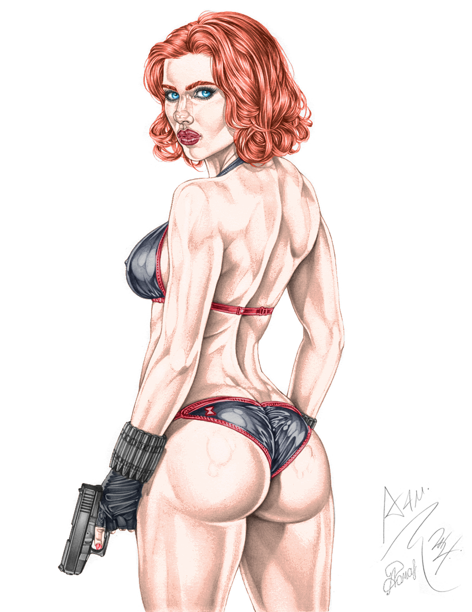 Rule34 - If it exists, there is porn of it  armando huerta, black widow,  natasha romanoff, scarlett johansson  415450