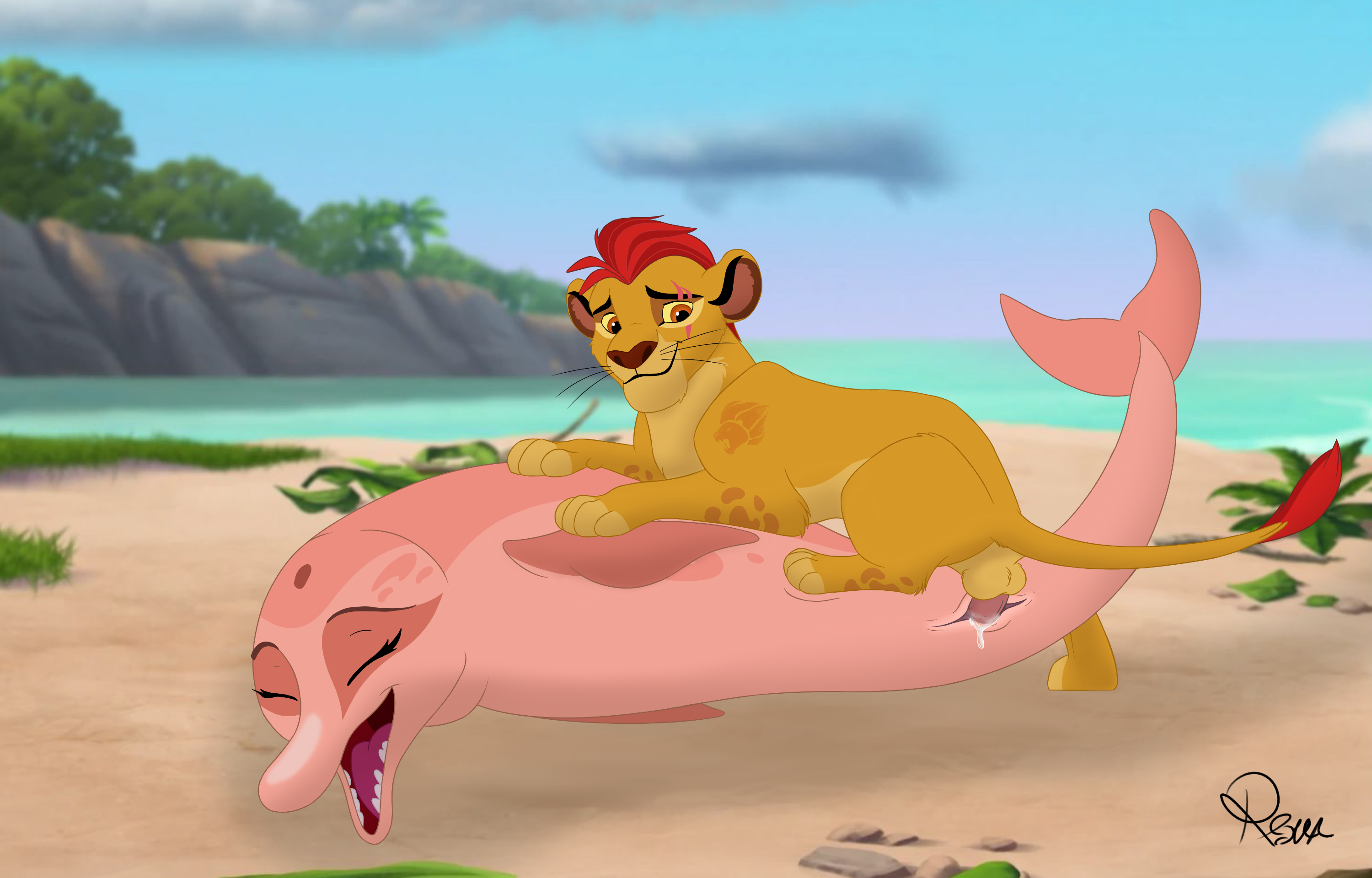 Lion guard kion cum pussy