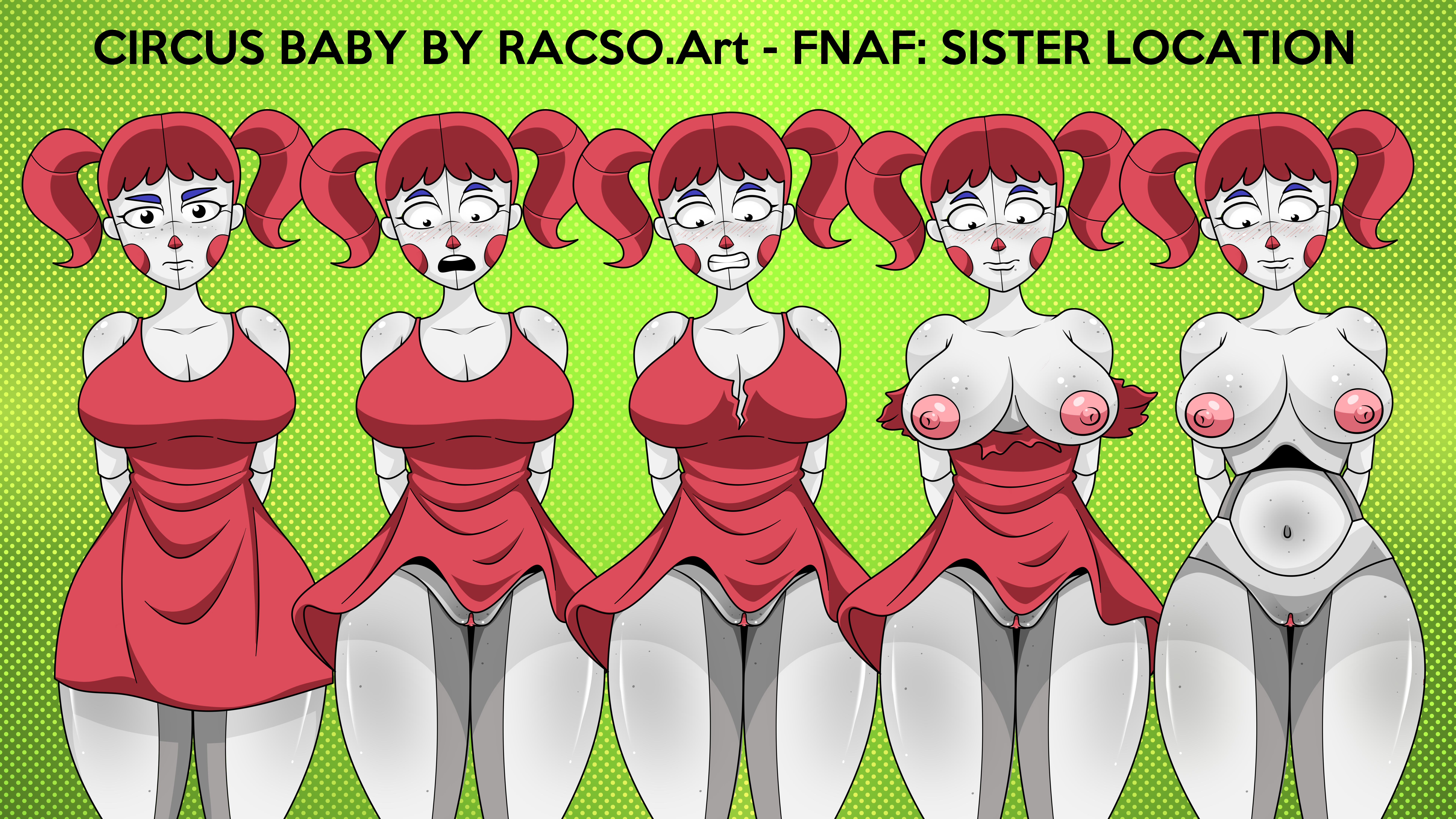 baby (fnafsl), circus baby, sister location, circus baby (fnaf), racso art.