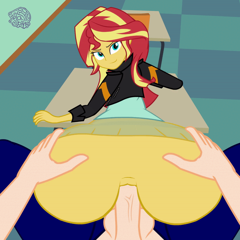 anal anal_insertion anal_penetration anal_sex animated anus dick_in_ass dick_in_butt extended gif loop loop_animation my_little_pony my_little_pony_equestria_girls penis_in_anus penis_in_ass penis_in_butt rough_anal rough_sex sunset_shimmer tagme tagme_(artist)