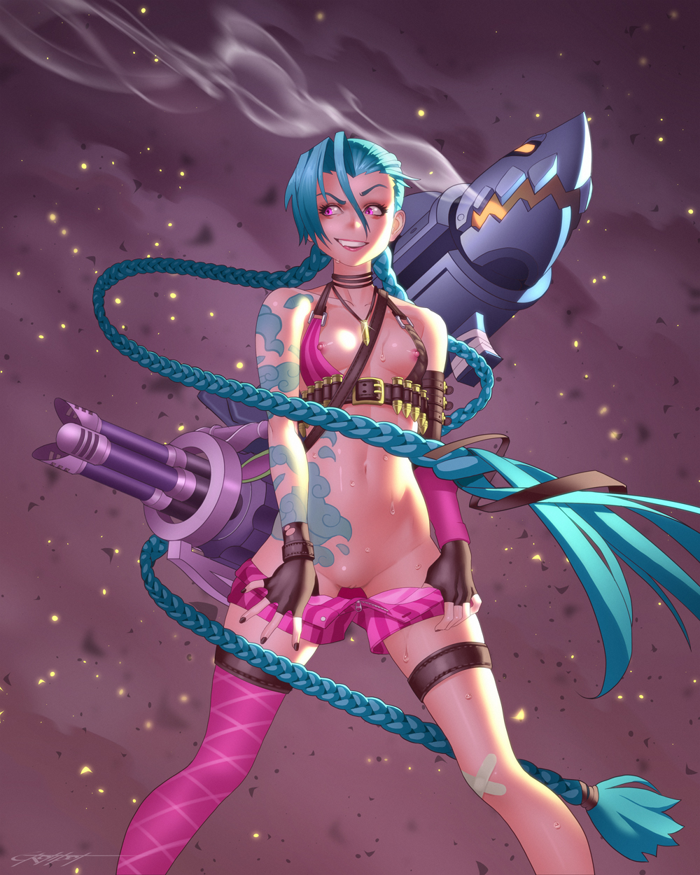 Rule34 - If it exists, there is porn of it / erotibot, jinx (league of  legends) / 1376375