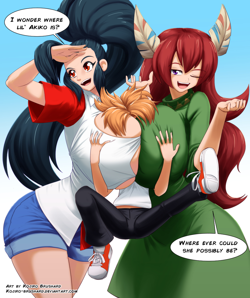 Anime boobs smother