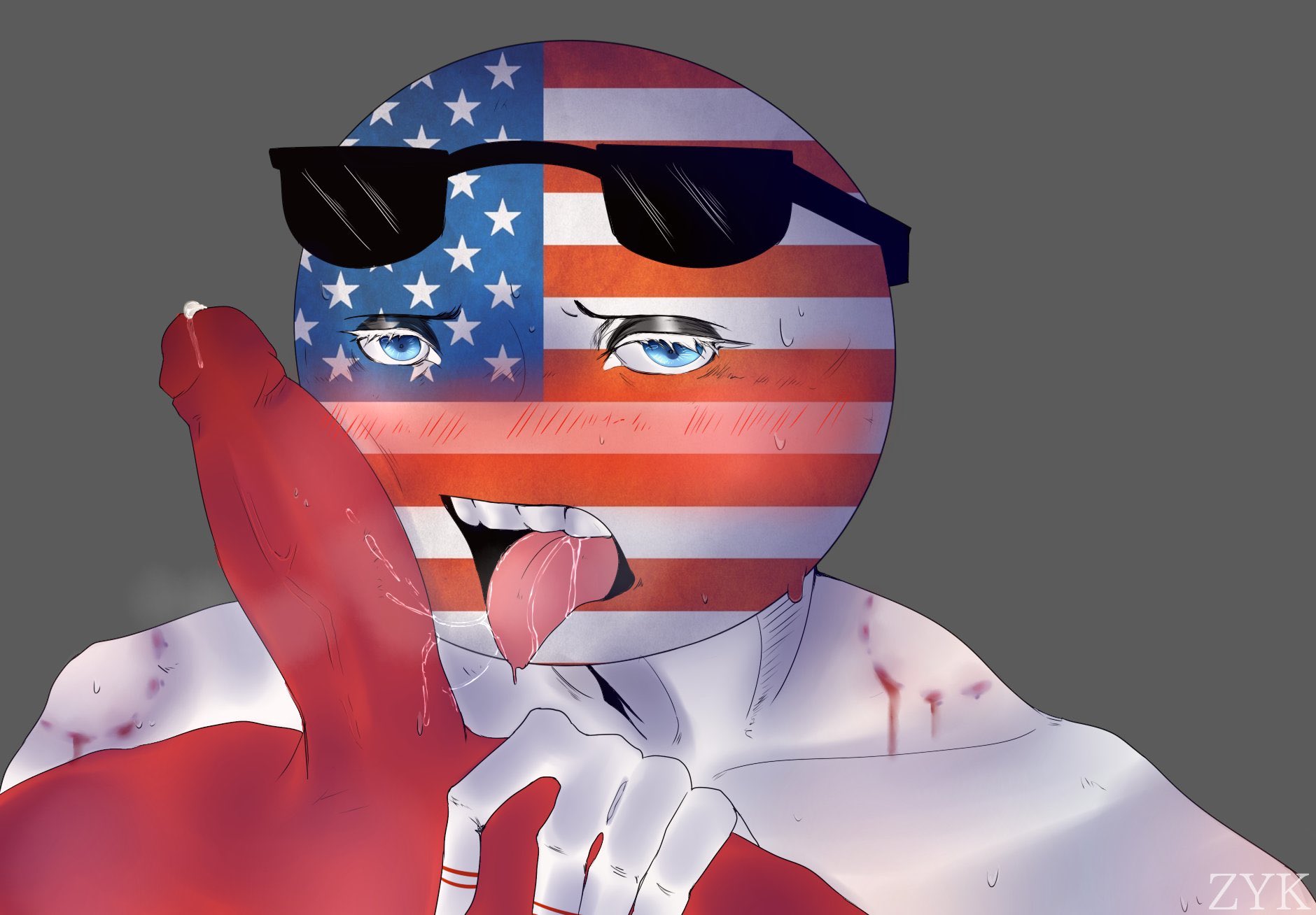 Rule34 - If it exists, there is porn of it / america (countryhumans),  united states of america (countryhumans) / 2561869