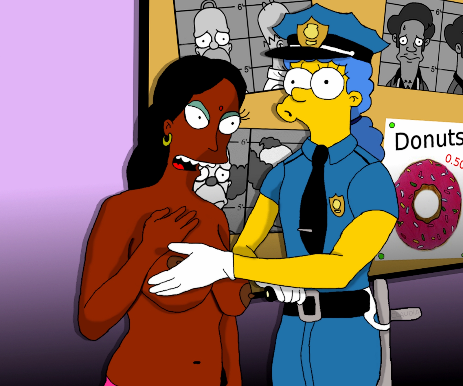 Rule34 - If it exists, there is porn of it / claudia-r, manjula  nahasapeemapetilon, marge simpson / 1832595