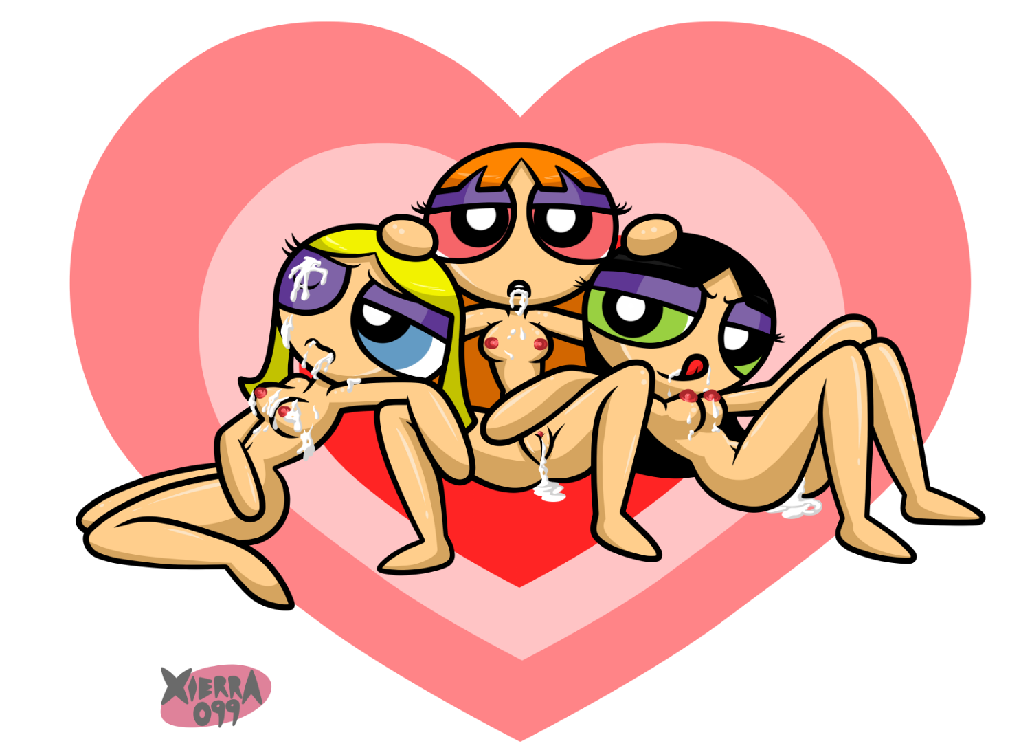 xierra099, bubbles (powerpuff girls), buttercup (powerpuff girls), powerpuf...