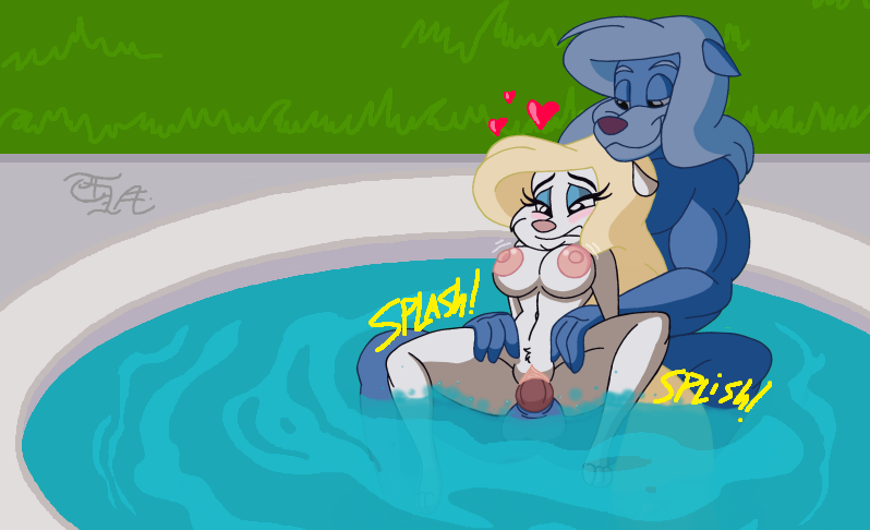 toddrogue69, minerva mink, wilford wolf, animaniacs, warner brothers, big breasts, blush, breasts, canine, female, hot tub, male, mammal, mink, mustelid, penetration, penis, pussy, sex, splashing, vaginal penetration, were, werewolf, 