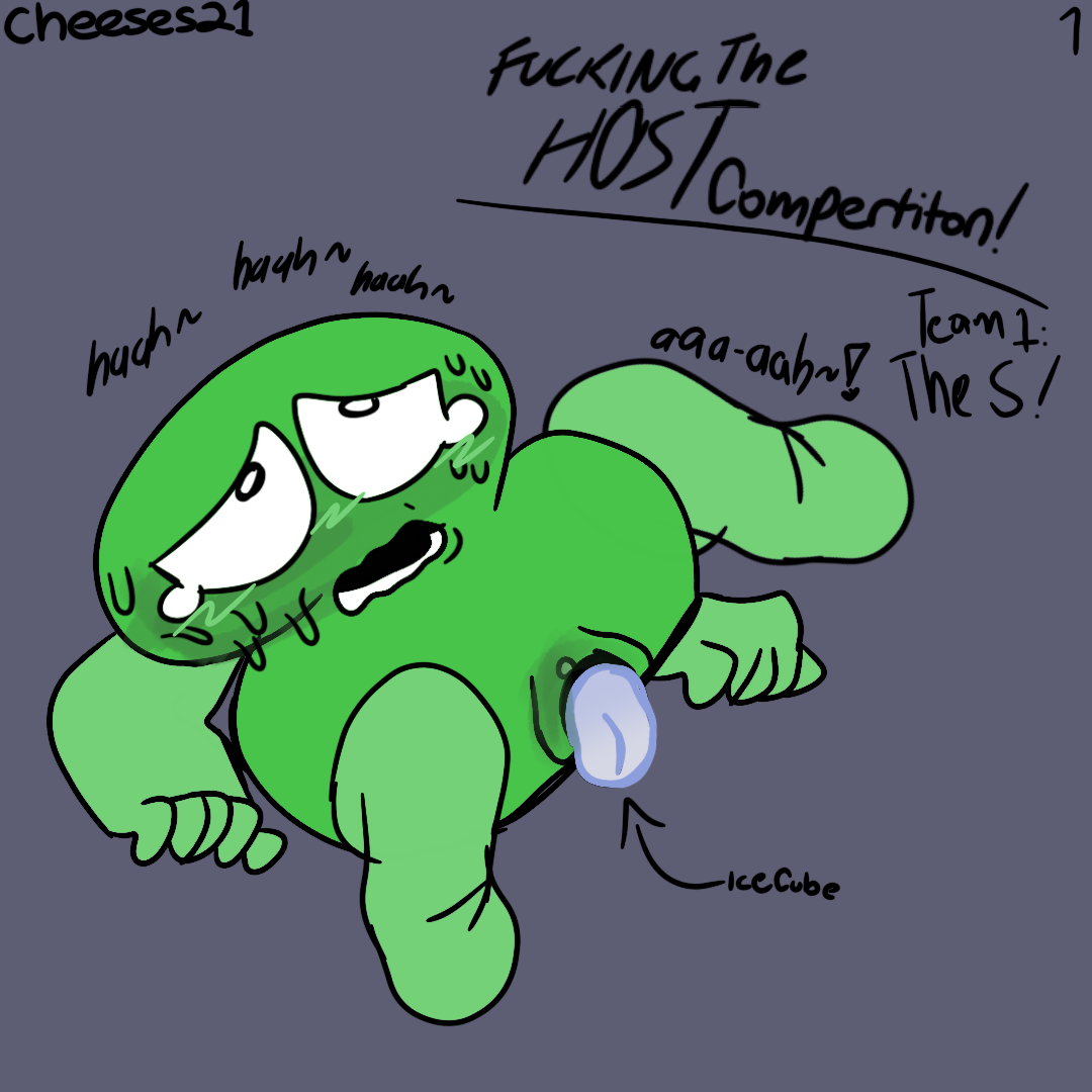 ice cube (bfdi), cheeses21 (artist),, cum in pussy, futa on male, two (tpot), 