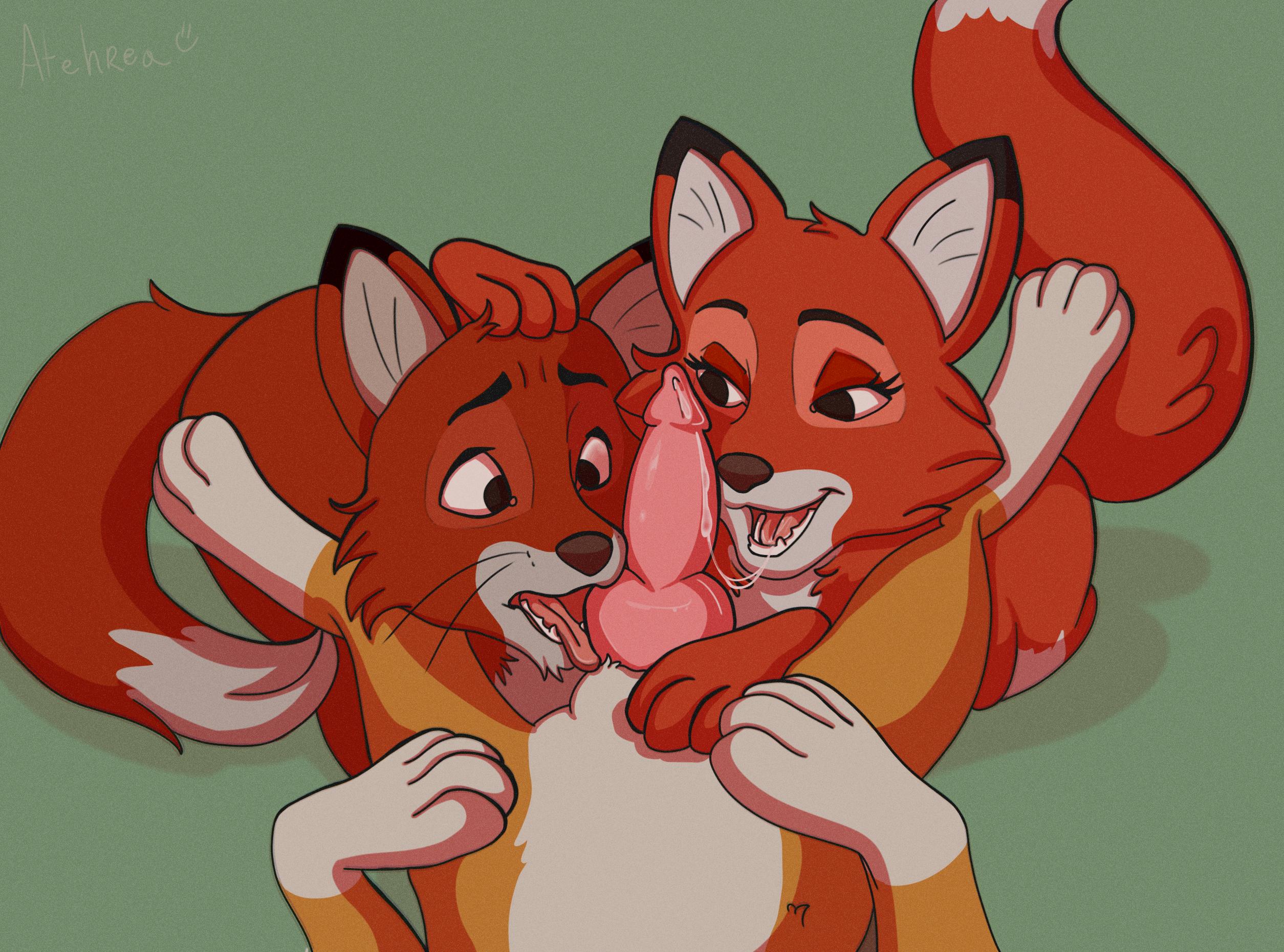 The fox and the hound tod and vixey