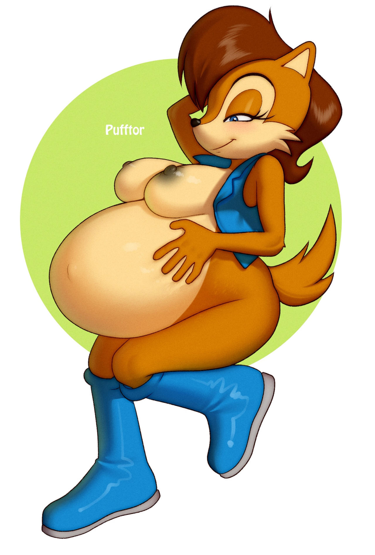 Pregnant sally acorn