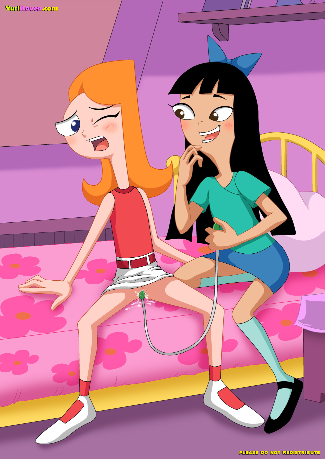 candace flynn, stacy hirano, phineas and ferb, yuri haven, tagme, 2girls, f...