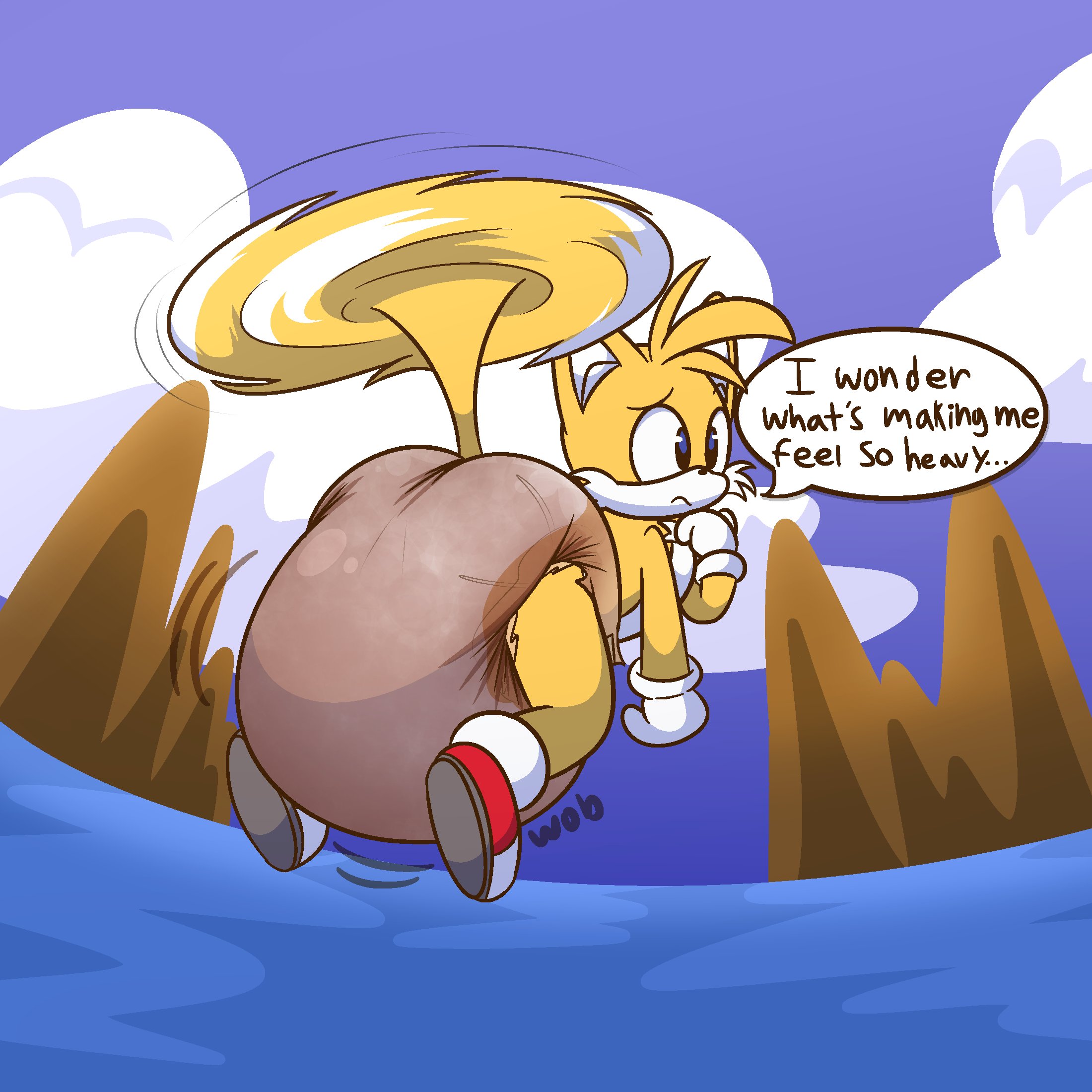 Tails flying sprite