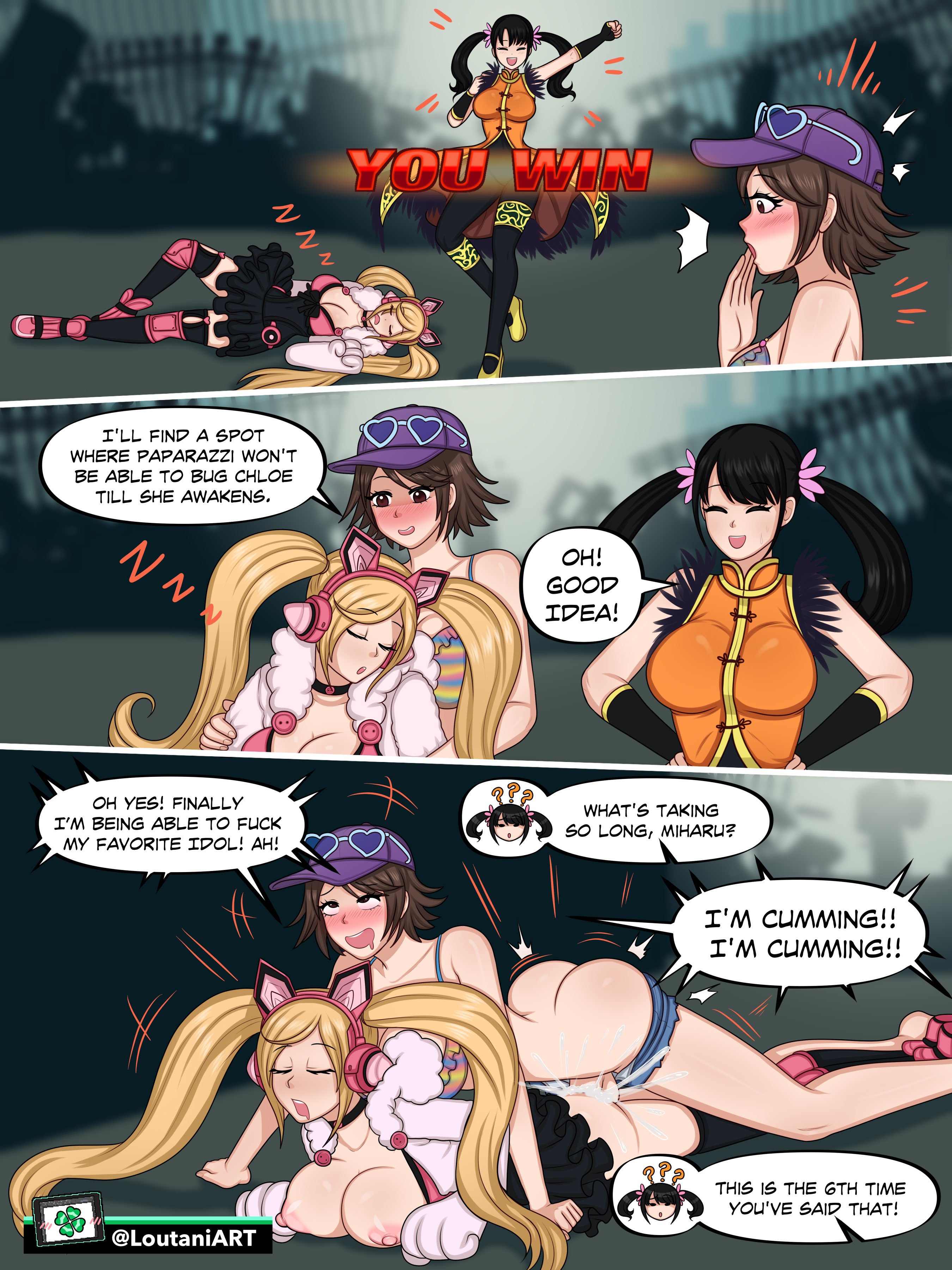 Rule34 - If it exists, there is porn of it / loutaniart, hirano miharu, ling  xiaoyu, lucky chloe, miharu hirano / 3637905