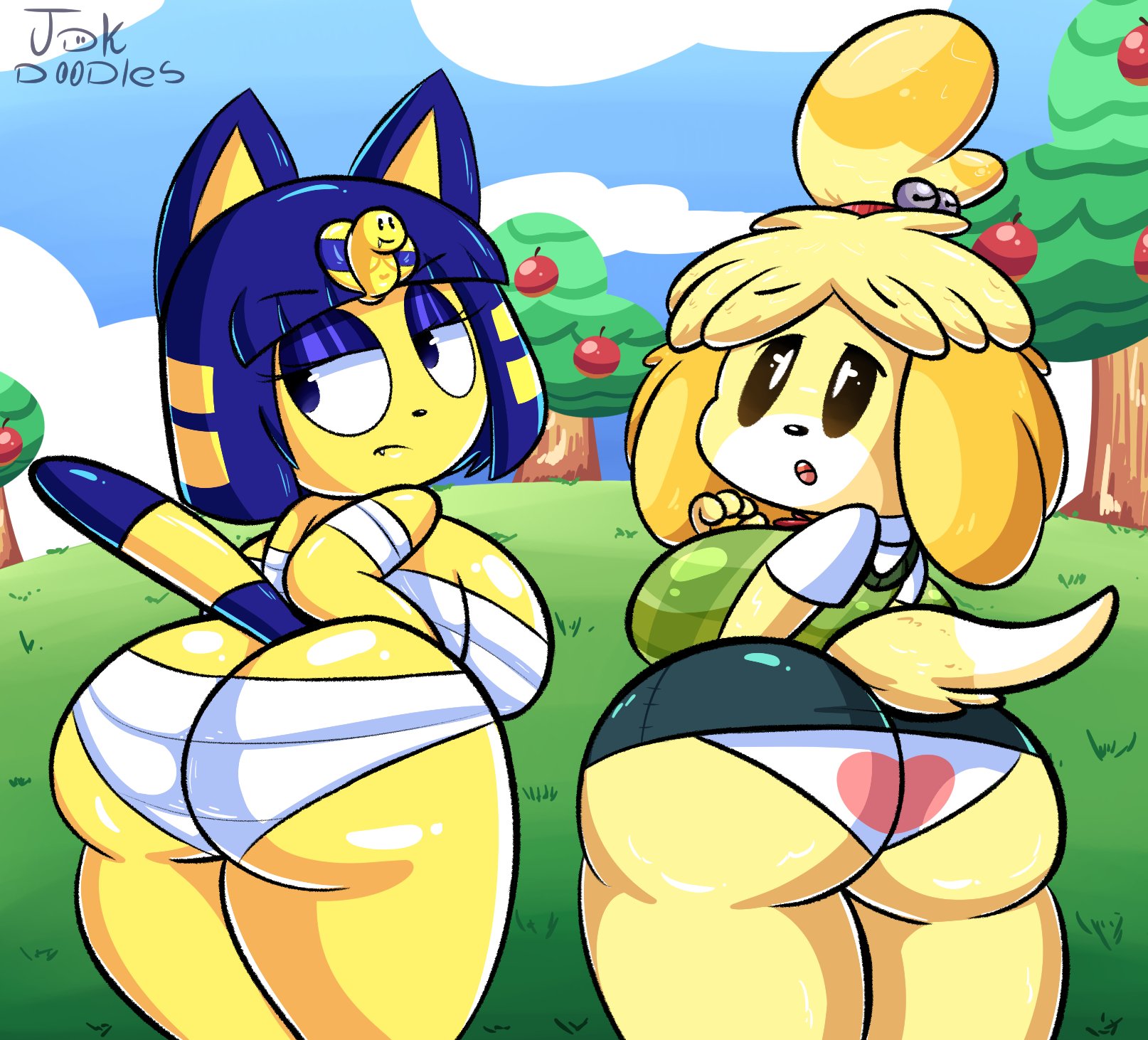 Isabelle x ankha