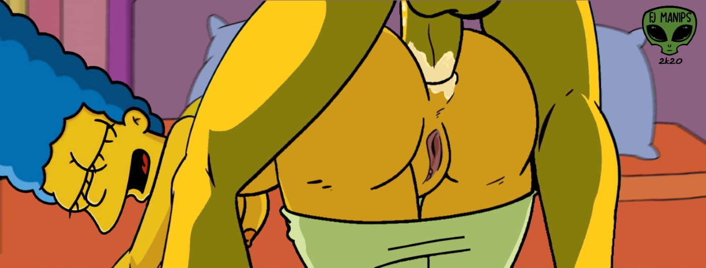 fjm, marge simpson, the simpsons, tagme, anal sex, cum in ass, cum inside, doggy style, orgasm face, 