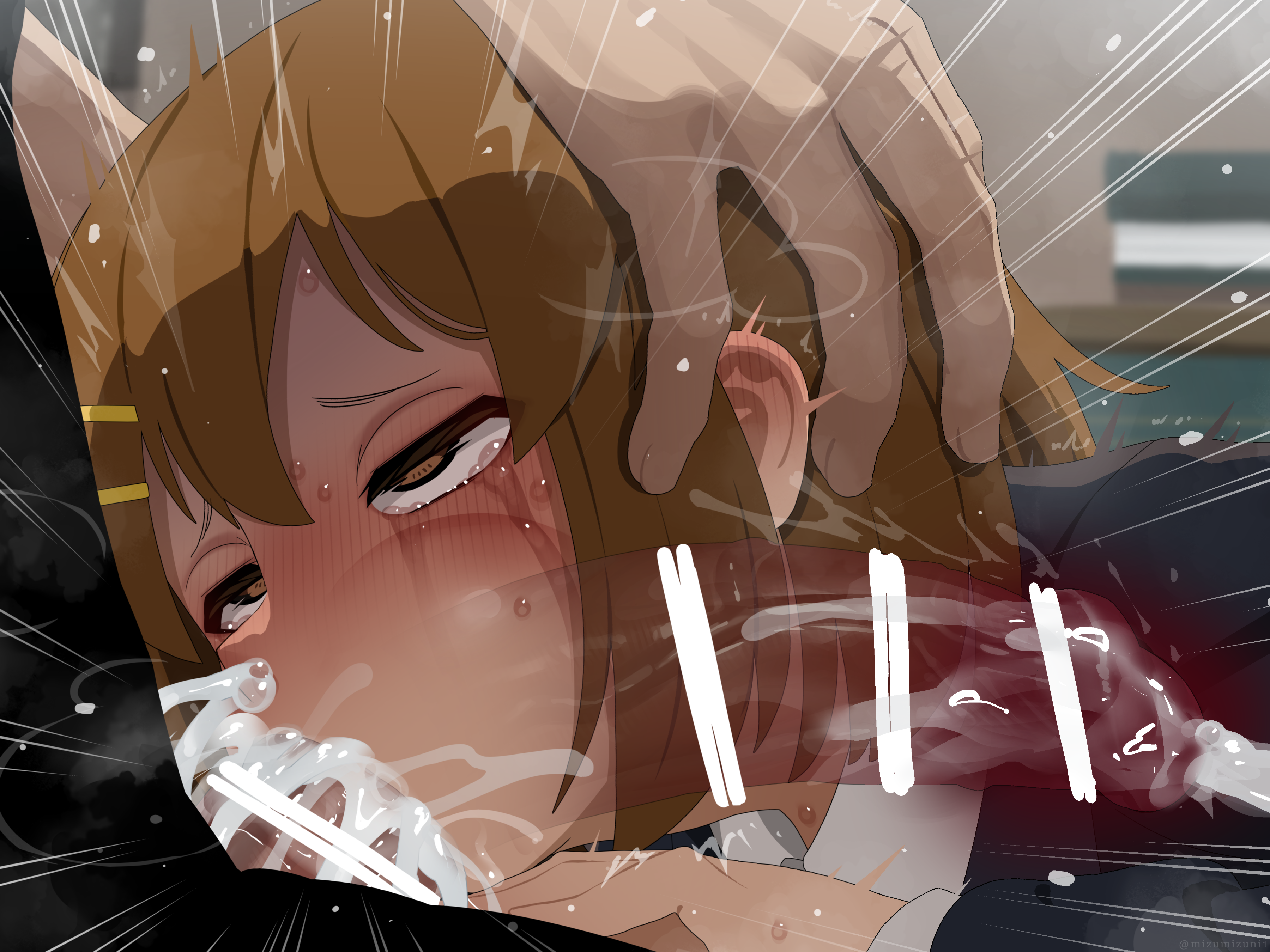 Dive into the world of anime deep throat with these steamy pics