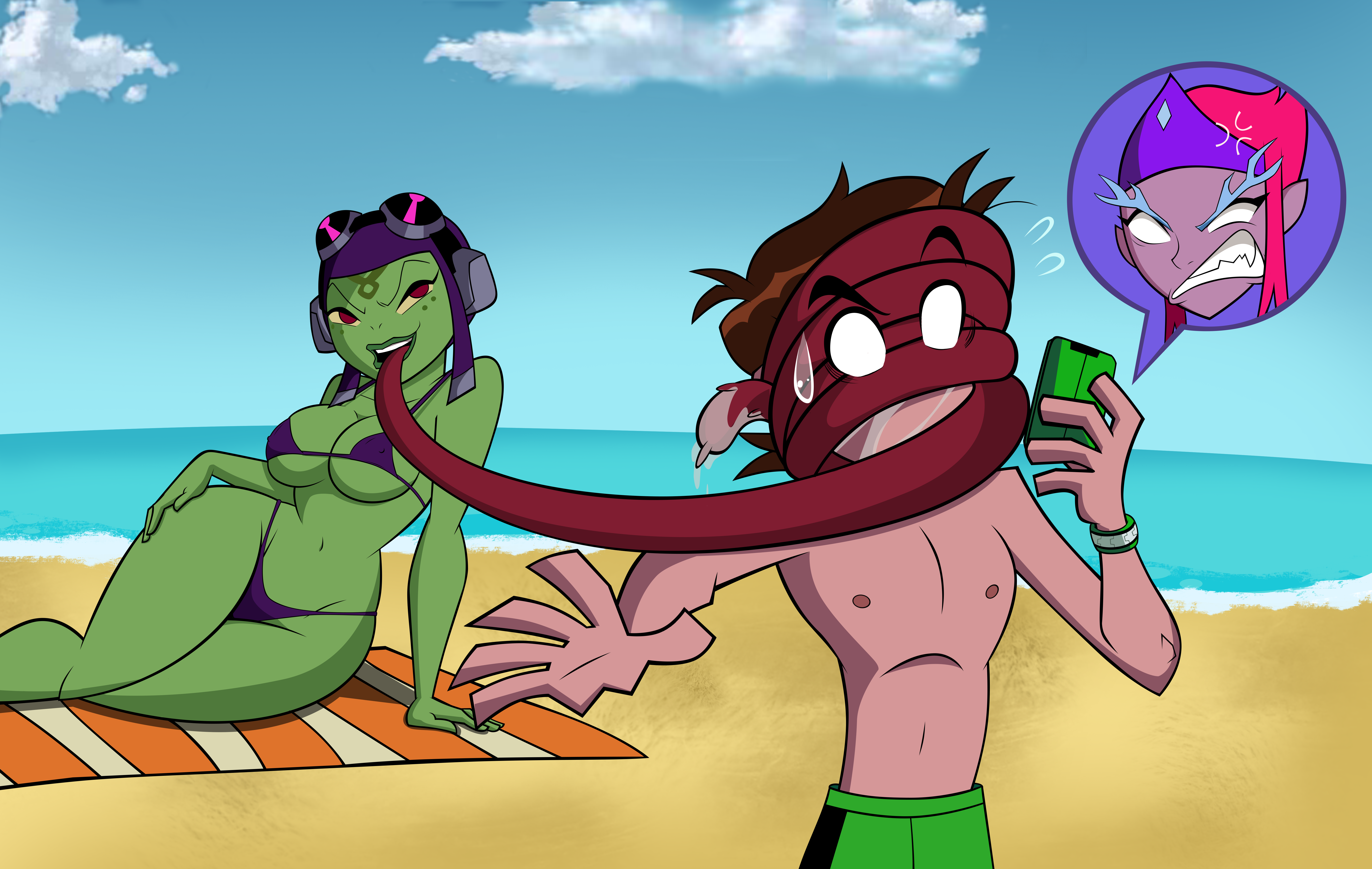 Rule34 - If it exists, there is porn of it / grimphantom, ben tennyson,  ester (ben 10), princess attea / 1086418