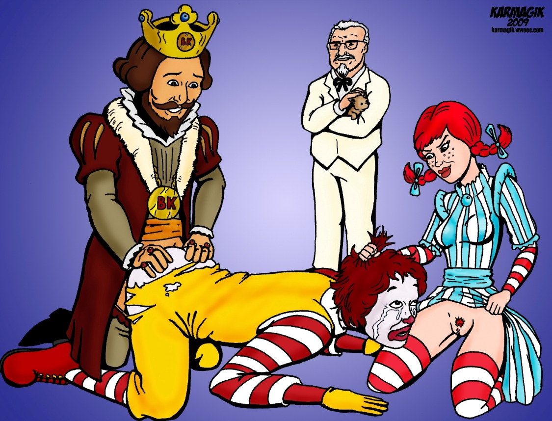 Burger king x ronald mcdonald