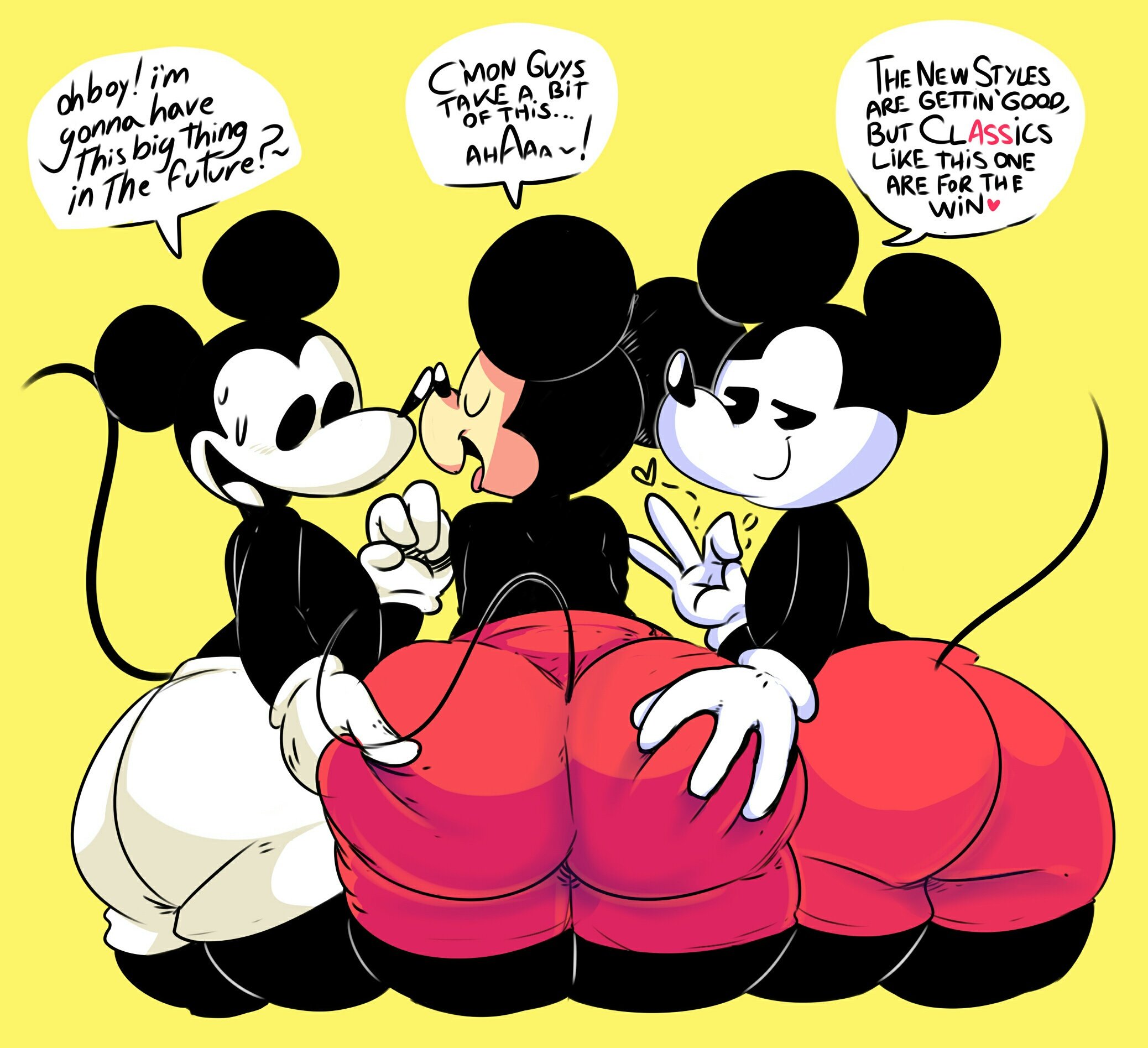 Mickey mouse thicc