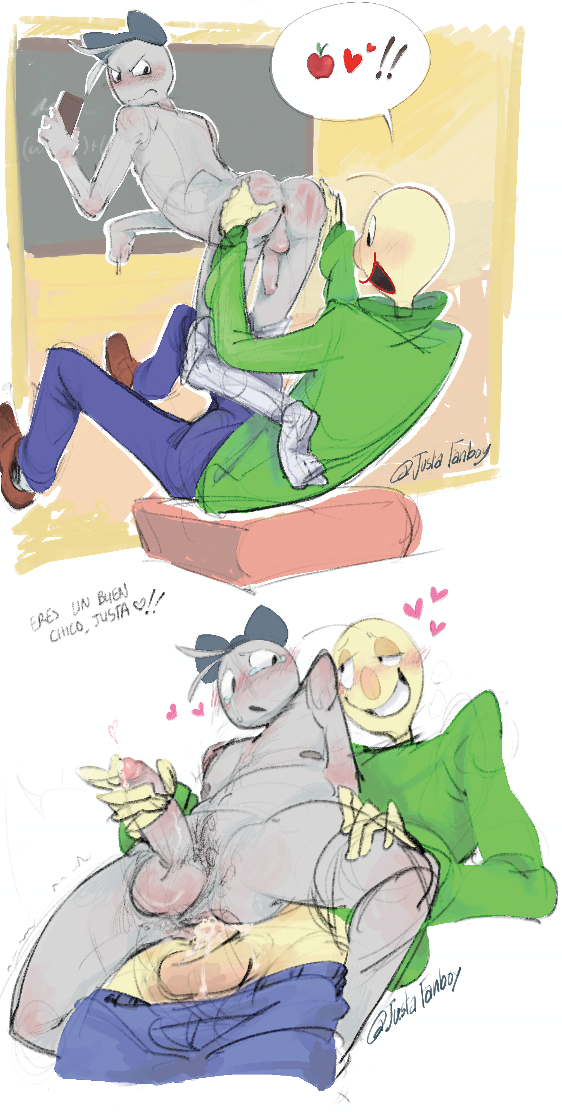 Baldi x principal porn